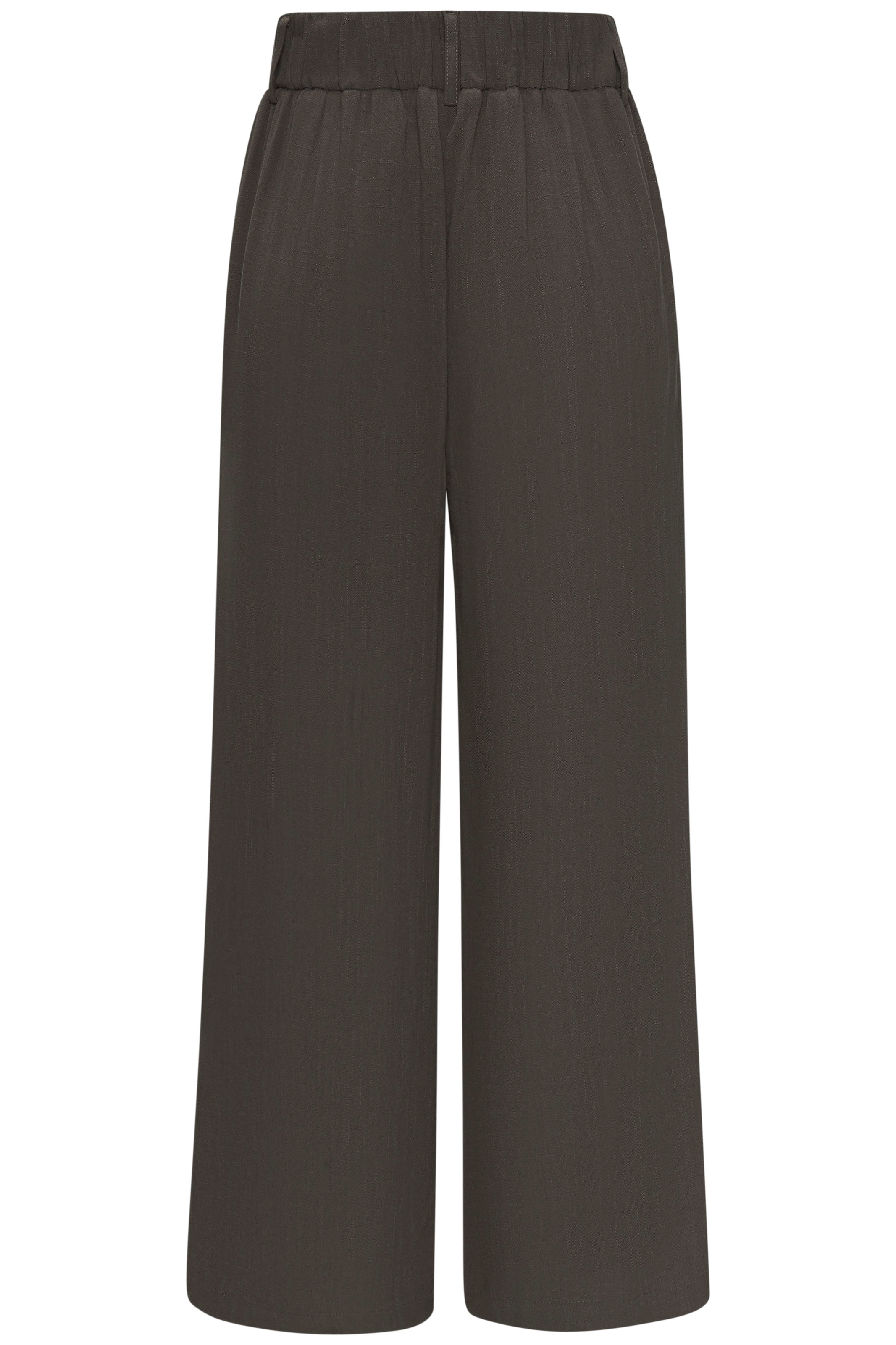 LASCANA Bundfaltenhose, mit Taschen und Knopfdetail, weites Bein, Leinenhose, Sommerhose