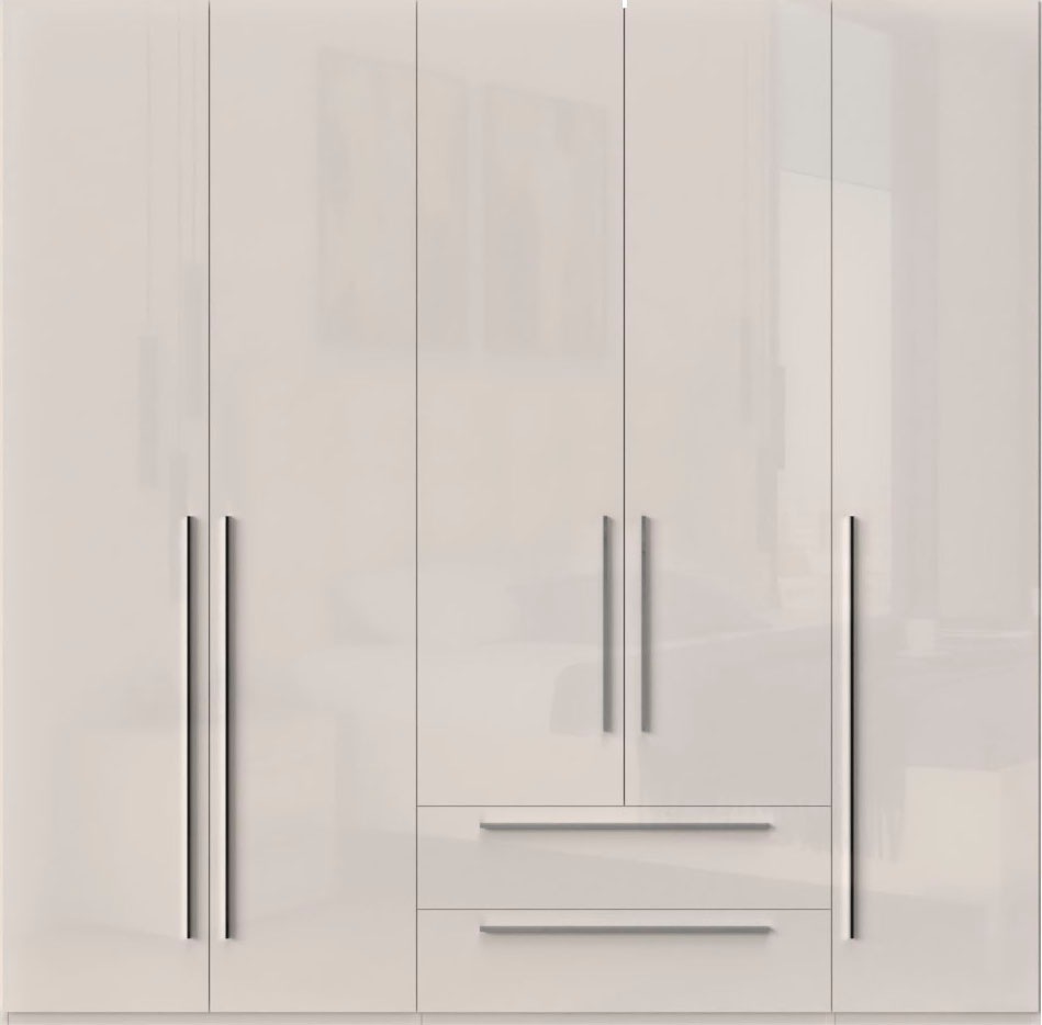 OTTO home Kleiderschrank "Piano, UV lackiert, hochglänzend in beige oder we günstig online kaufen