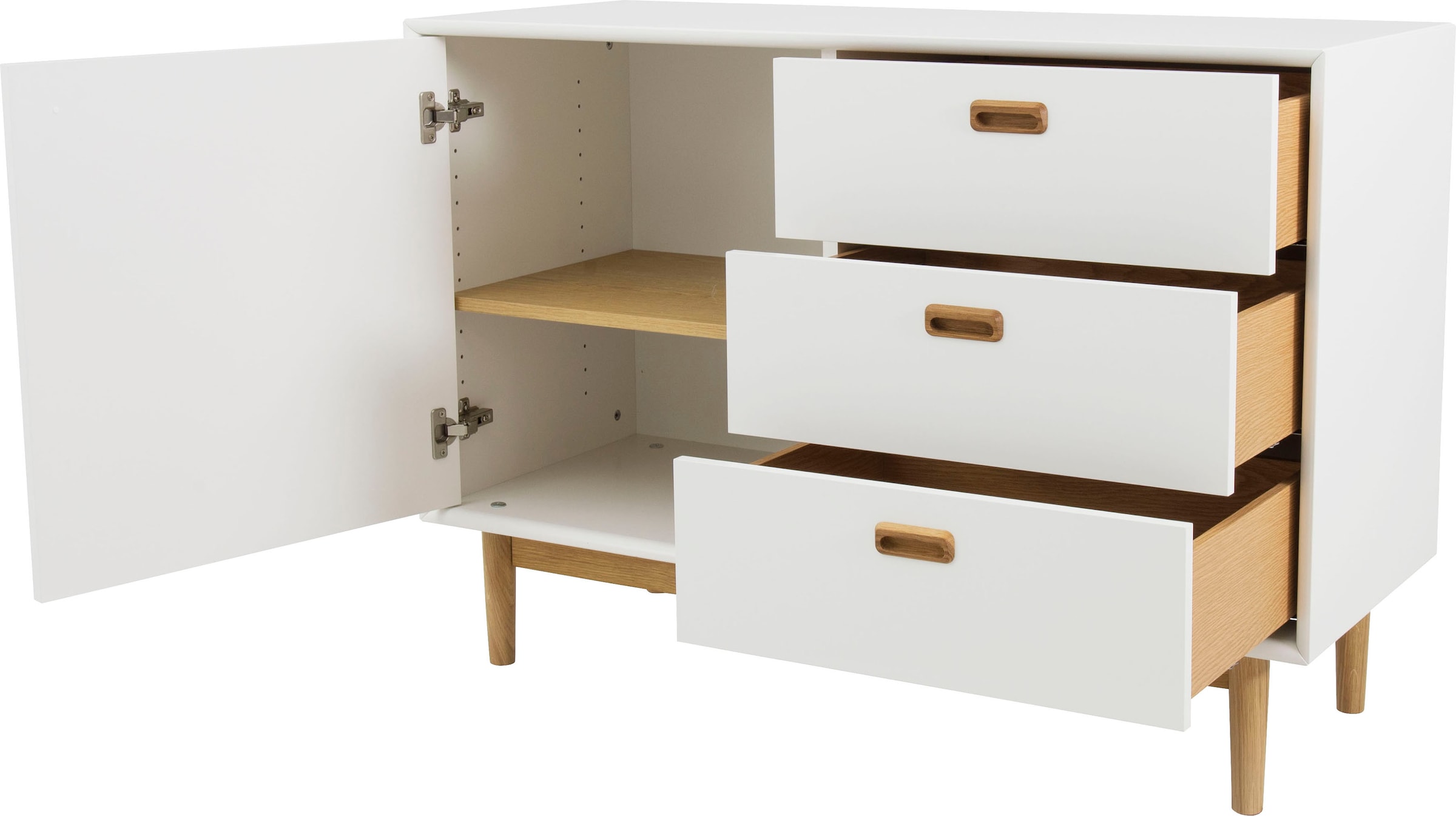 Tenzo Sideboard »SVEA«, mit 1 Tür & 3 Schubladen, Design von Tenzo Design  studio | BAUR | Schuhschränke