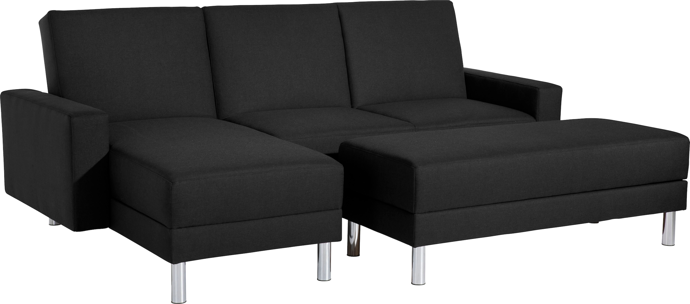 Max Winzer Schlafsofa "Just Fresh modernes kubisches Sofa, Rückenverstellung für Sitzkomfort", Recamiere links oder rech