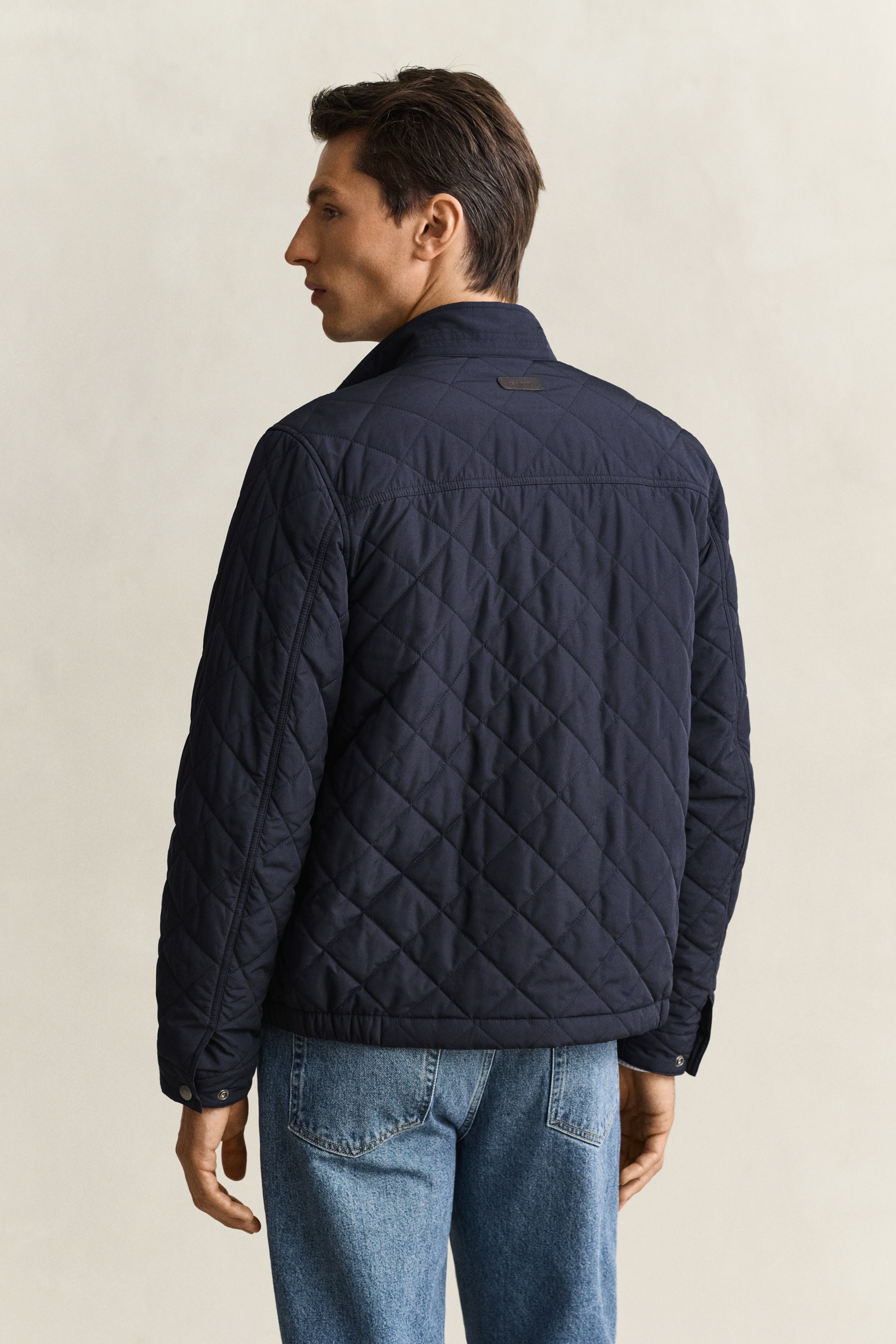 Gant Steppjacke »CLASSIC QUILTED JACKET« ohne Kapuze Regular fit mit Stehkragen