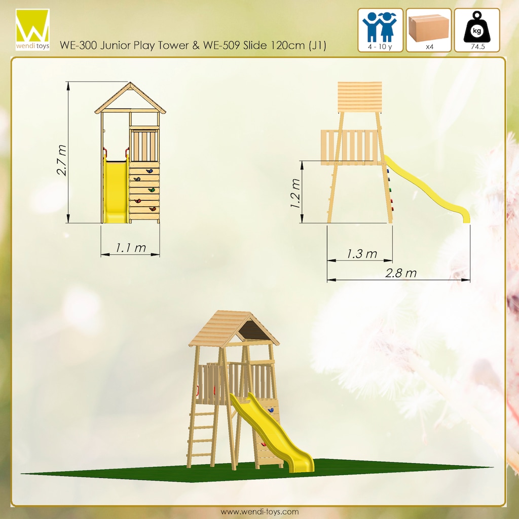 Wendi Toys Spielturm »Wendi Toys Falke«