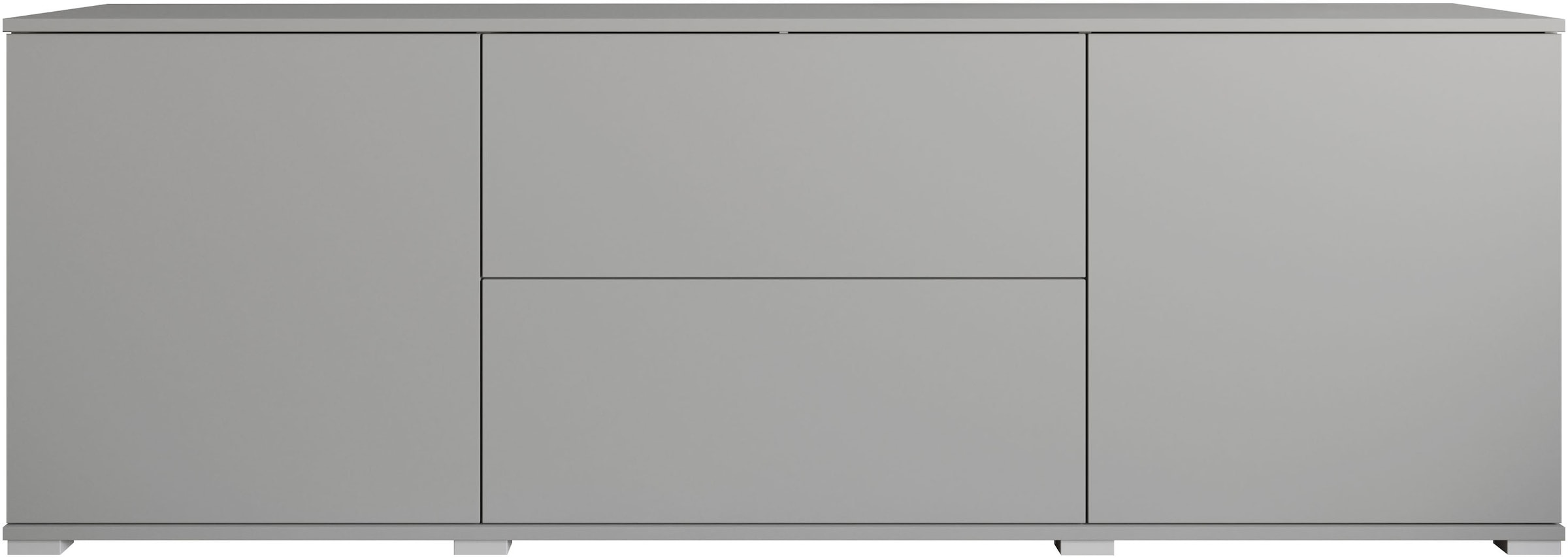 INOSIGN Lowboard »Kenia«, (1 St.), 2 Türen, 2 Schubladen, Breite 180 cm, höhenverstellbare Einlegeböden