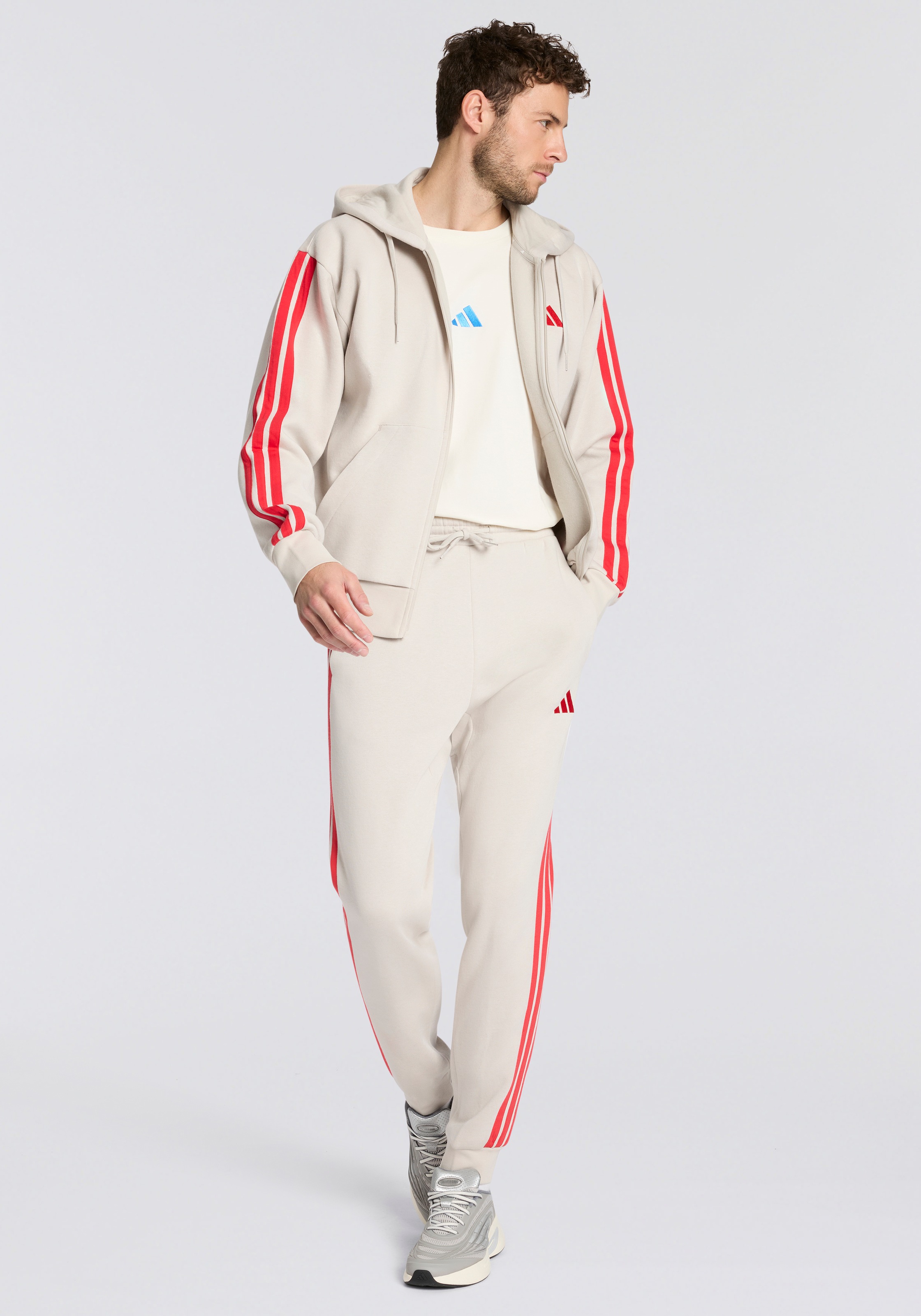 adidas Sportswear Kapuzensweatjacke "M 3S FL FZ HD" 1 tlg. für Laufen und S günstig online kaufen