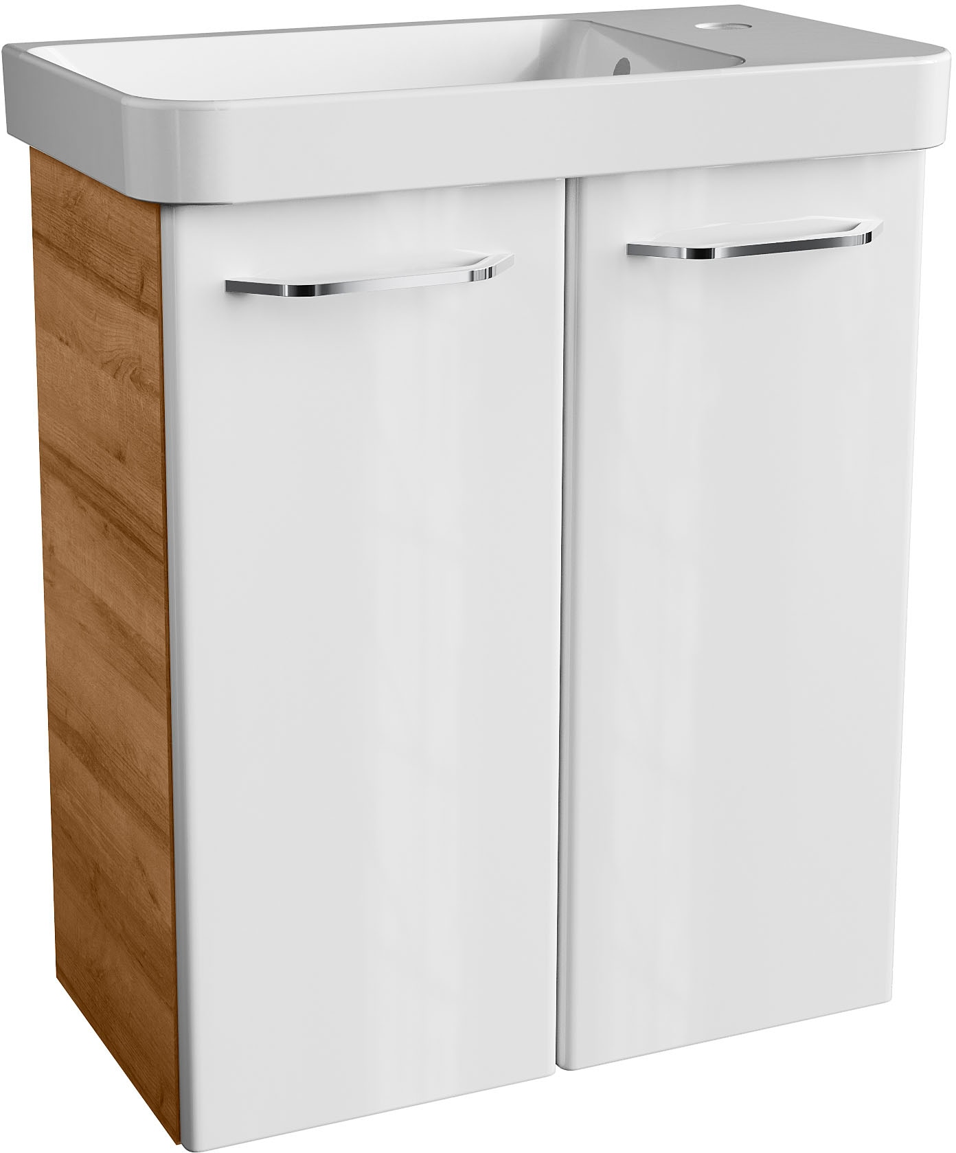 FACKELMANN Waschtisch "Mini-Gäste-WC-Set MILANO" 2-teilig, 2 tlg. Badmöbel, günstig online kaufen