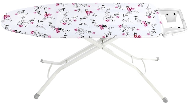Maximex Bügelbrettbezug »Modell Keramik M Floral«, Bügeltischbezug mit Hitzereflexion und Polsterung, bis 126 x 41 cm