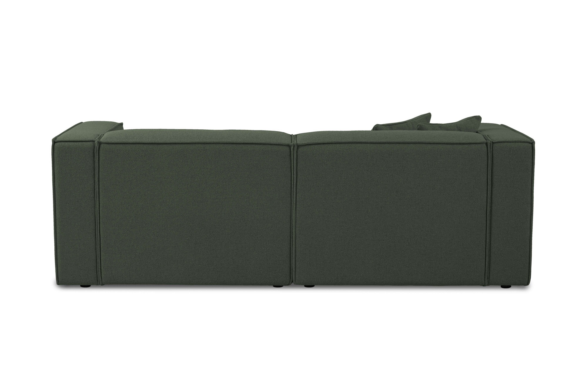 OTTO home Ecksofa »Tammie« Breite 222 cm, Webstoff fein, bodentief, mit Wellenunterfederung