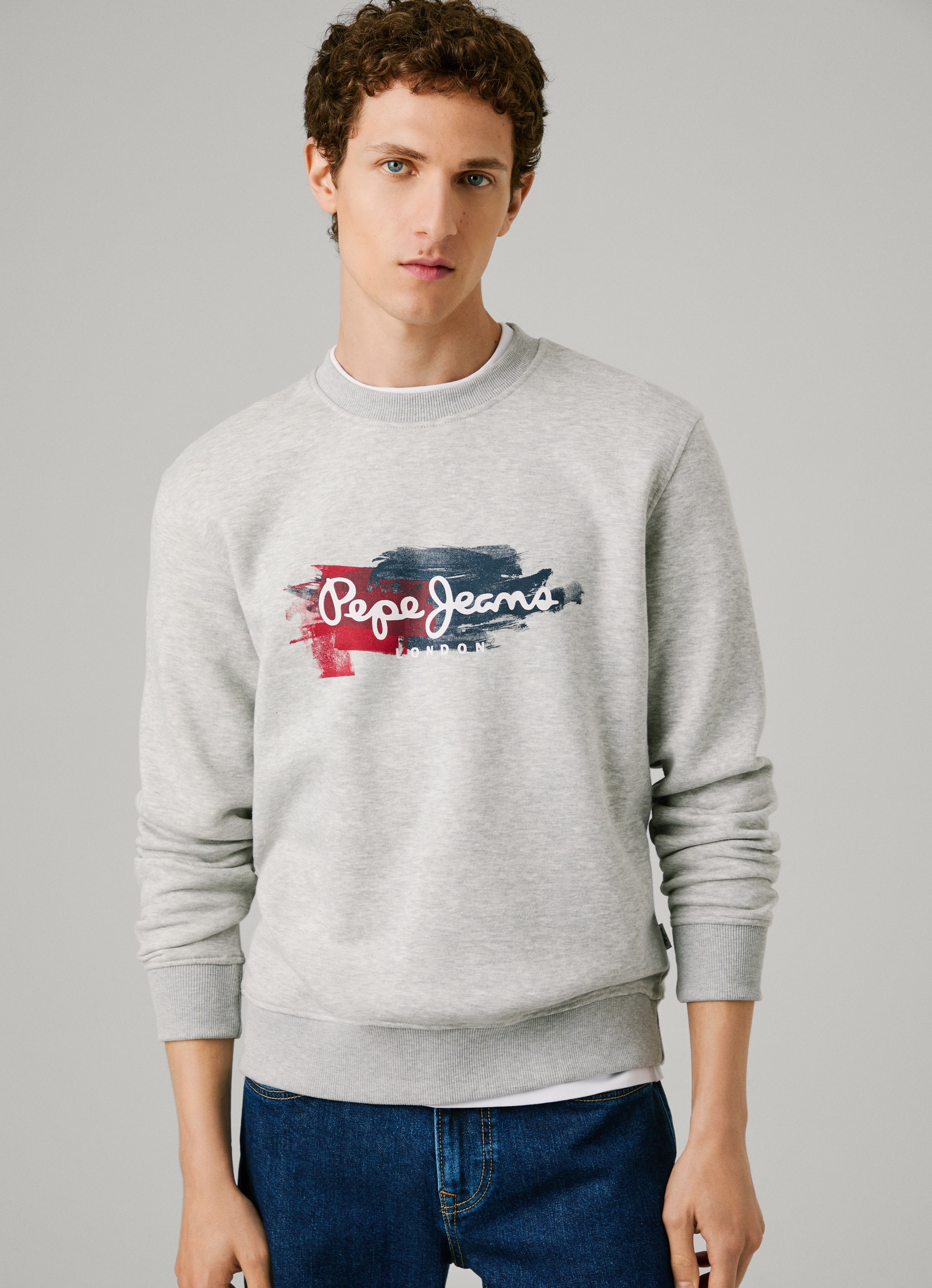 Pepe Jeans Sweatshirt "TREY CREW" Regular Fit mit Rundhals günstig online kaufen