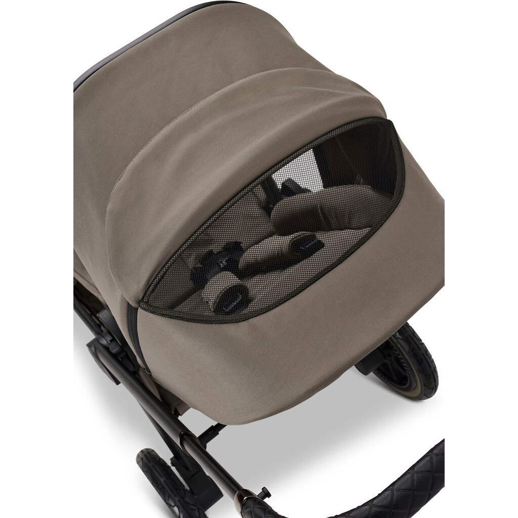 Moon Kombi-Kinderwagen »Resea+, mud/black matt«