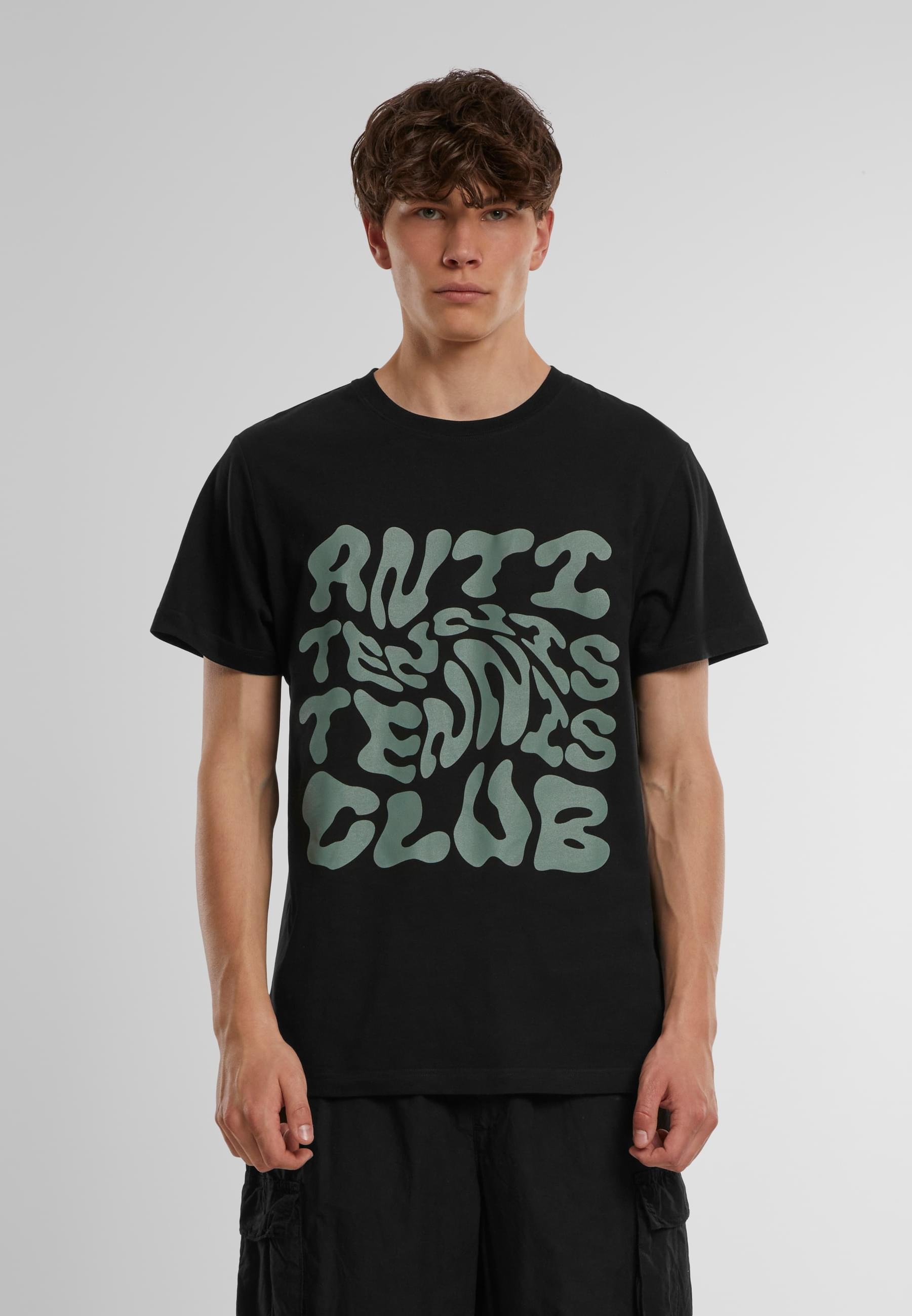 MisterTee T-Shirt »MisterTee Herren Anti Tennis Club Tee«, (1 tlg.)