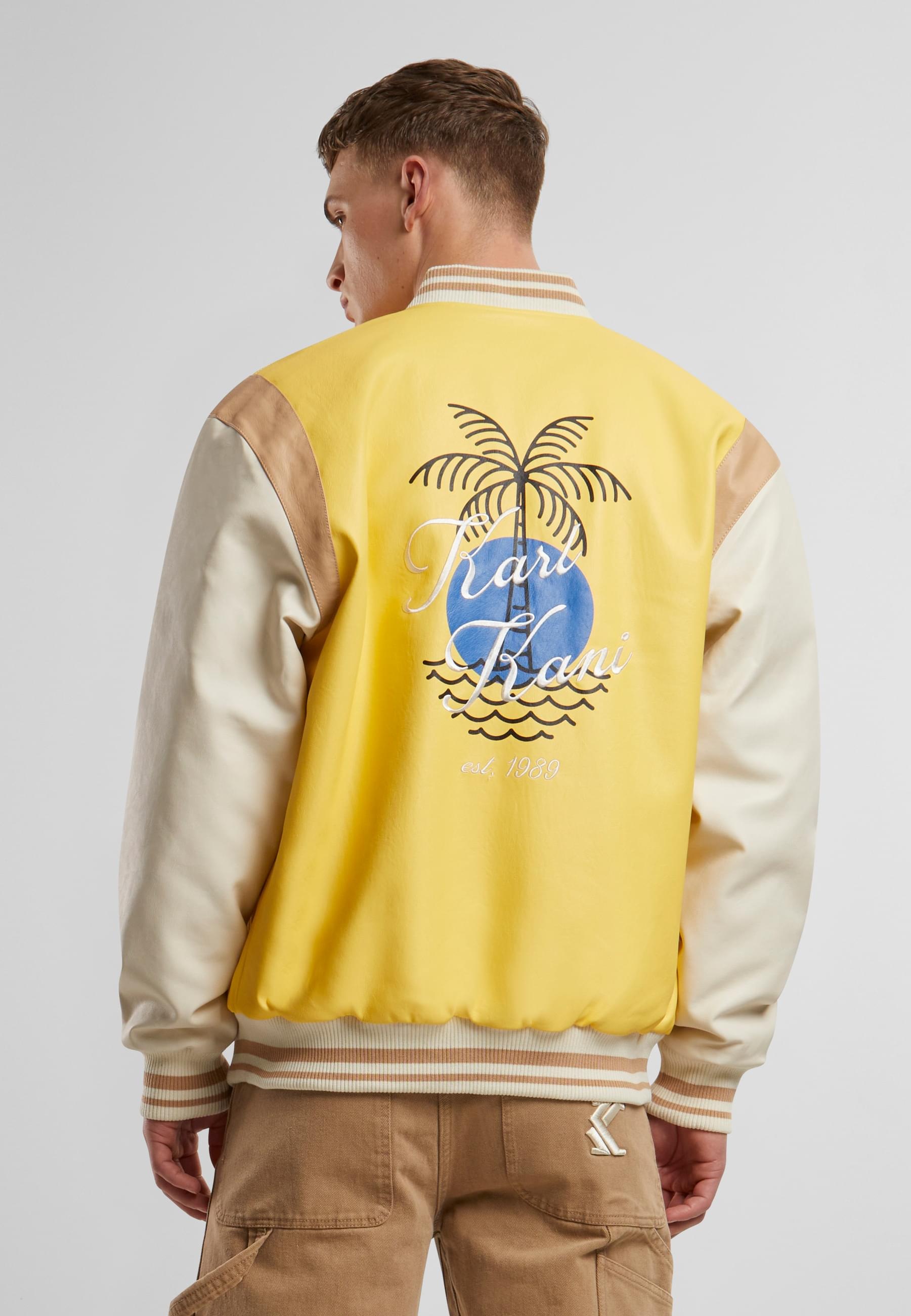 Karl Kani Collegejacke »Karl Kani Herren KM222-008-1 OG Block College Jacket«, (1 St.), ohne Kapuze