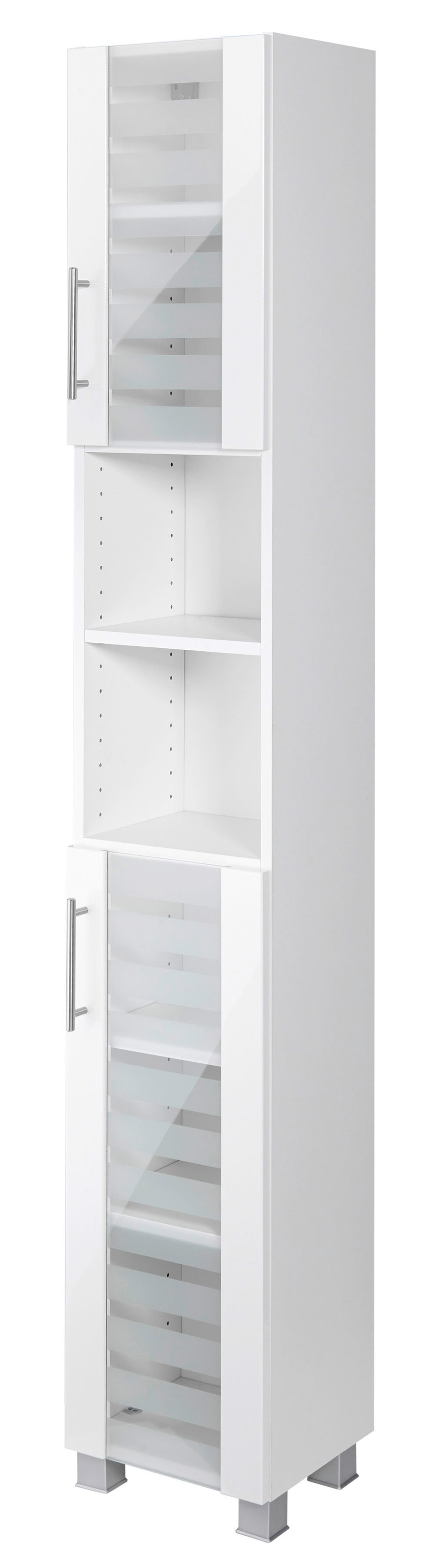 welltime Seitenschrank "Jaca", Breite 30 cm, mit MDF Hochglanz-Fronten