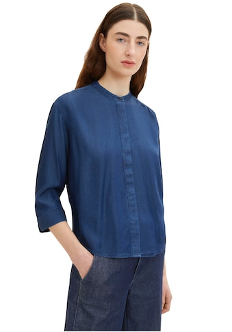 TOM TAILOR Jeansbluse su Raffungen