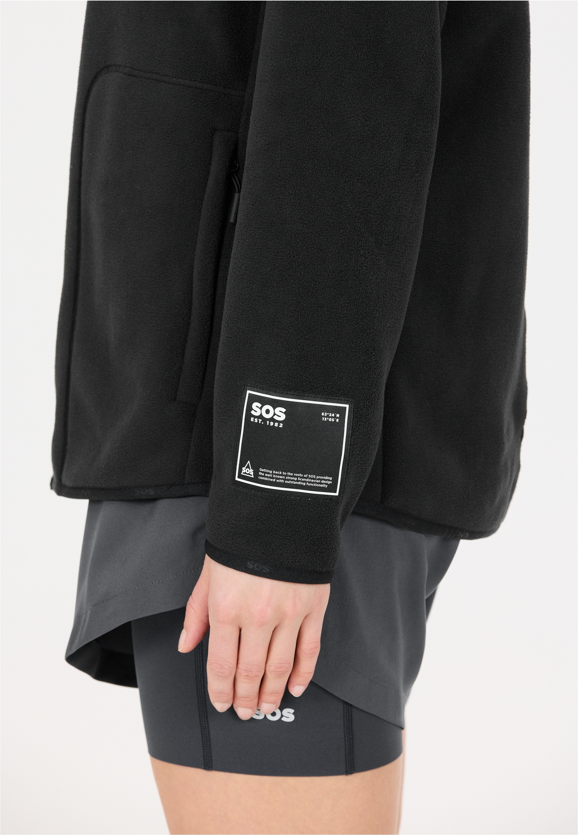 SOS Fleecejacke »Munson« mit atmungsaktiver Funktion