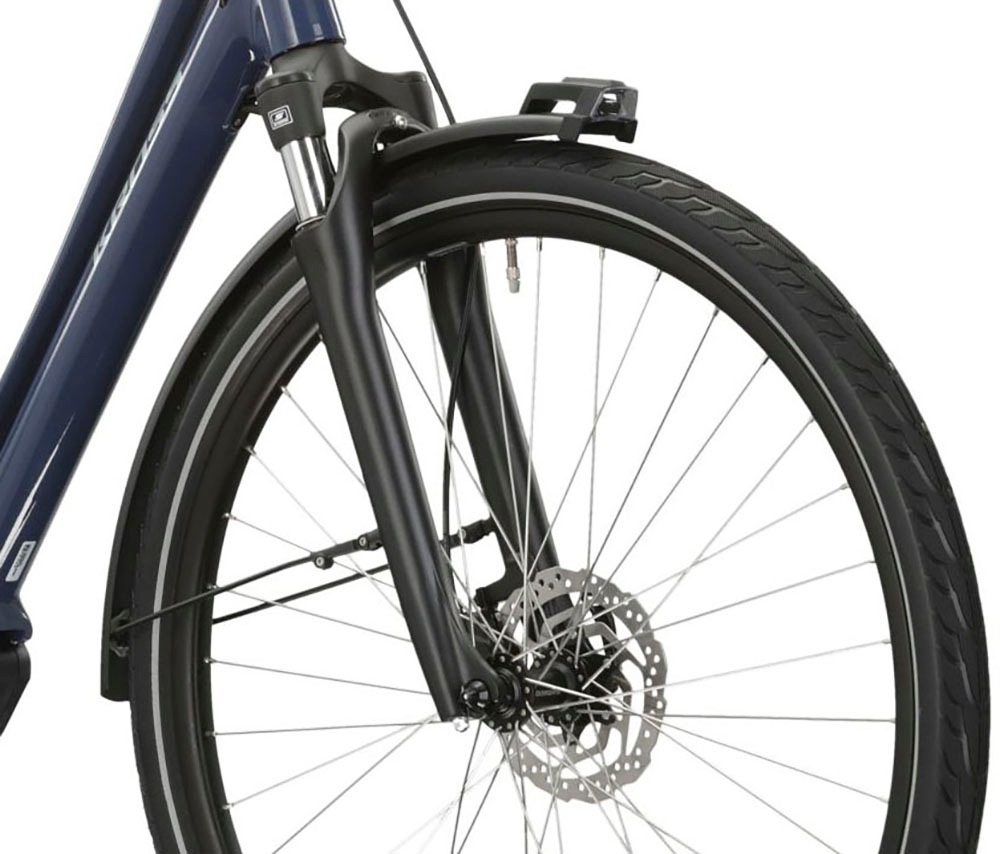 Kross E-Bike »E-Citybike Sentio Hybrid 4.0 28 Zoll blau«, 7 Gang, Shimano, NEXUS, Mittelmotor 250 W