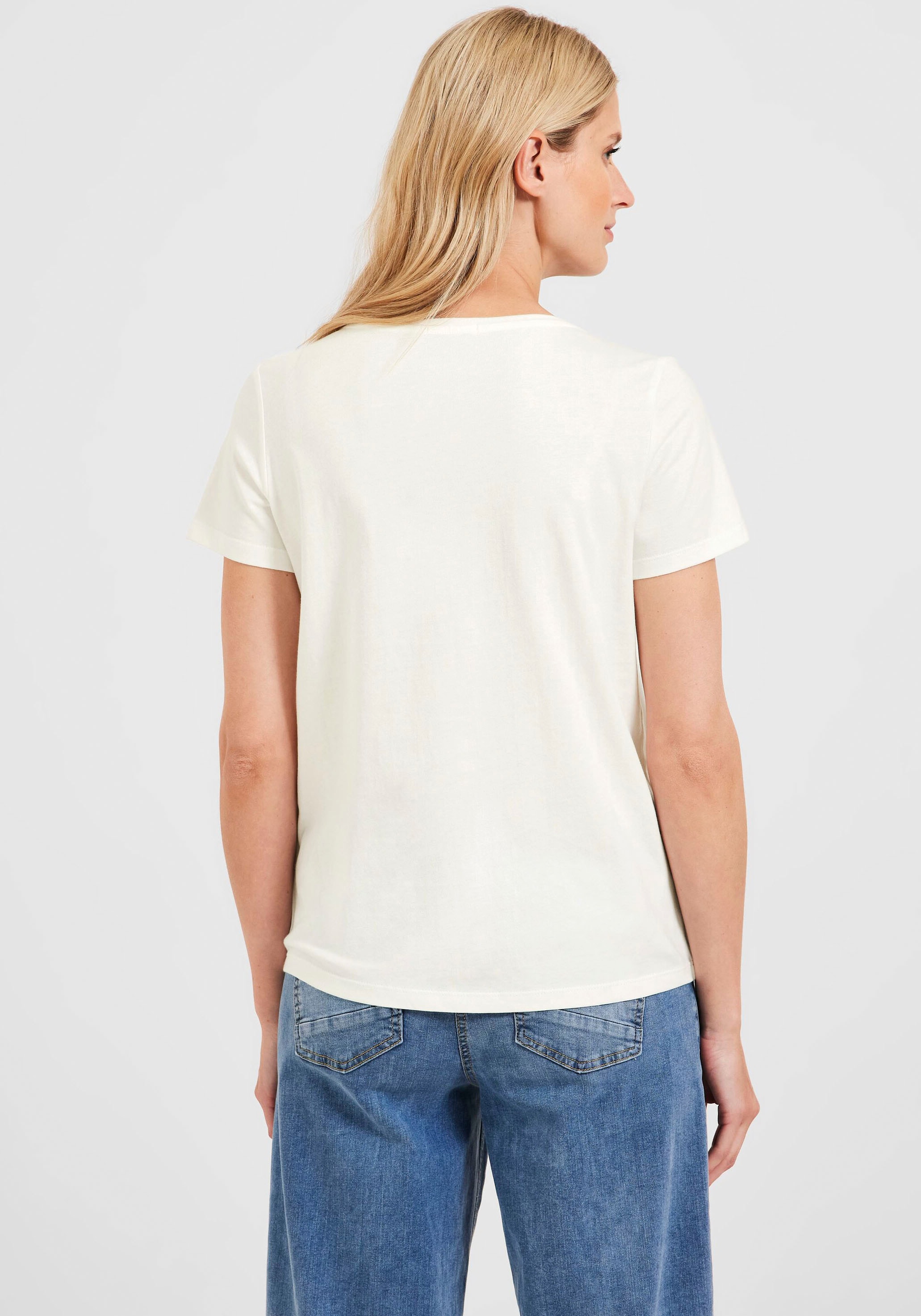 Cecil T-Shirt, im hüftlangen Schnitt für | BAUR kaufen