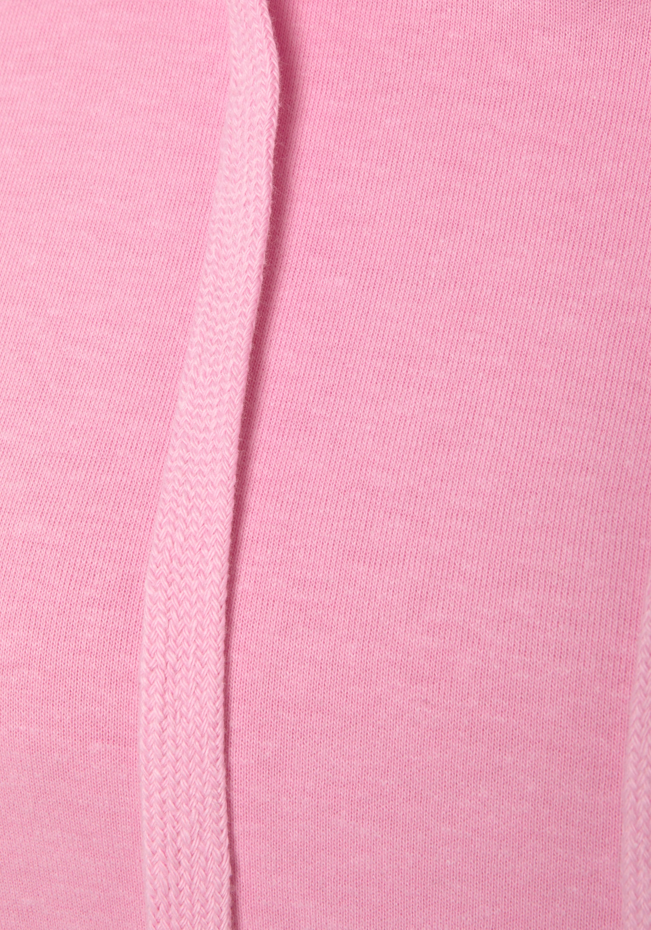 Vivance Hoodie, (1 tlg.), Hoodie mit Kontrast Einsätzen, Loungeanzug