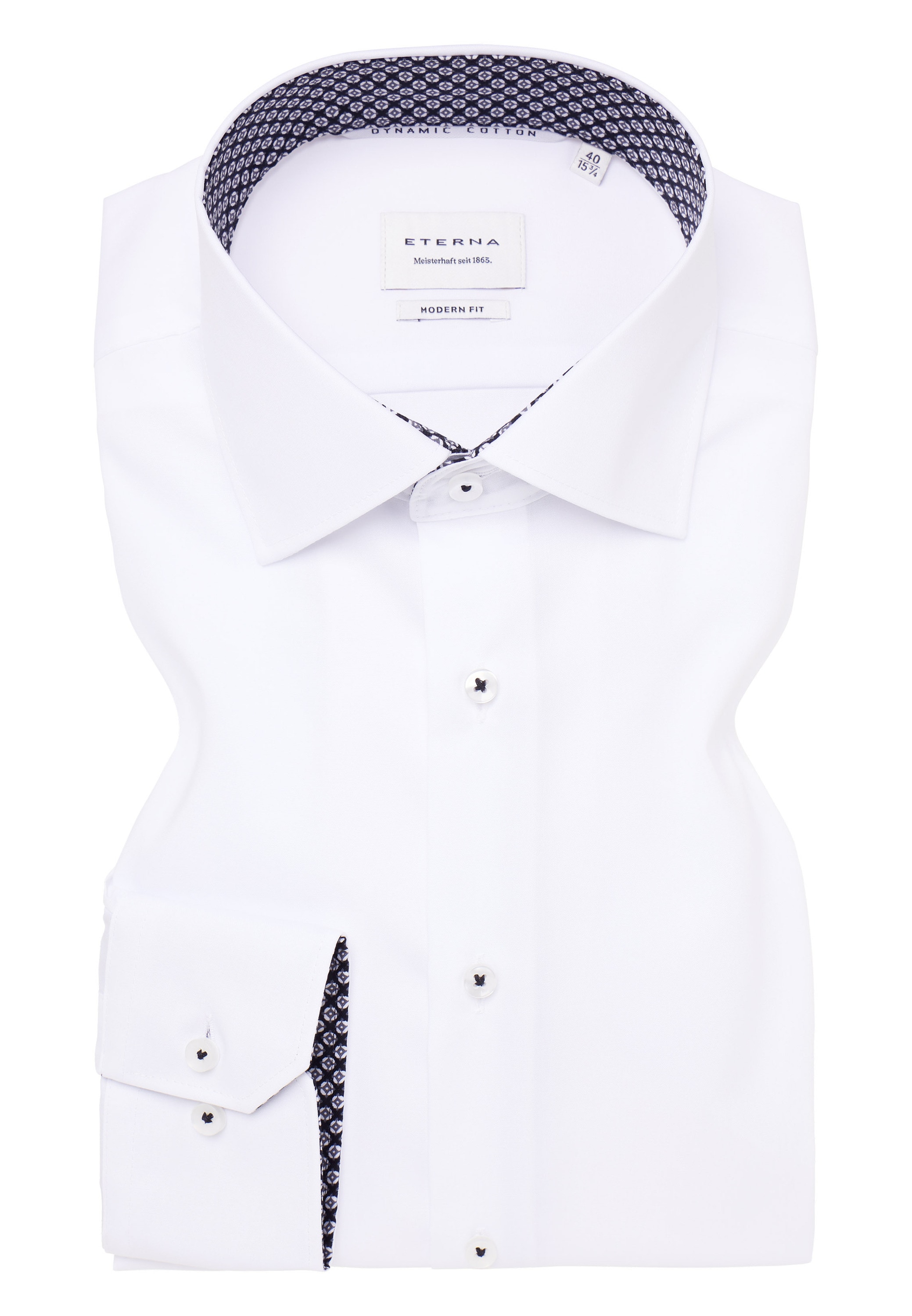 Eterna Langarmhemd »MODERN FIT«, NON IRON (bügelfrei)