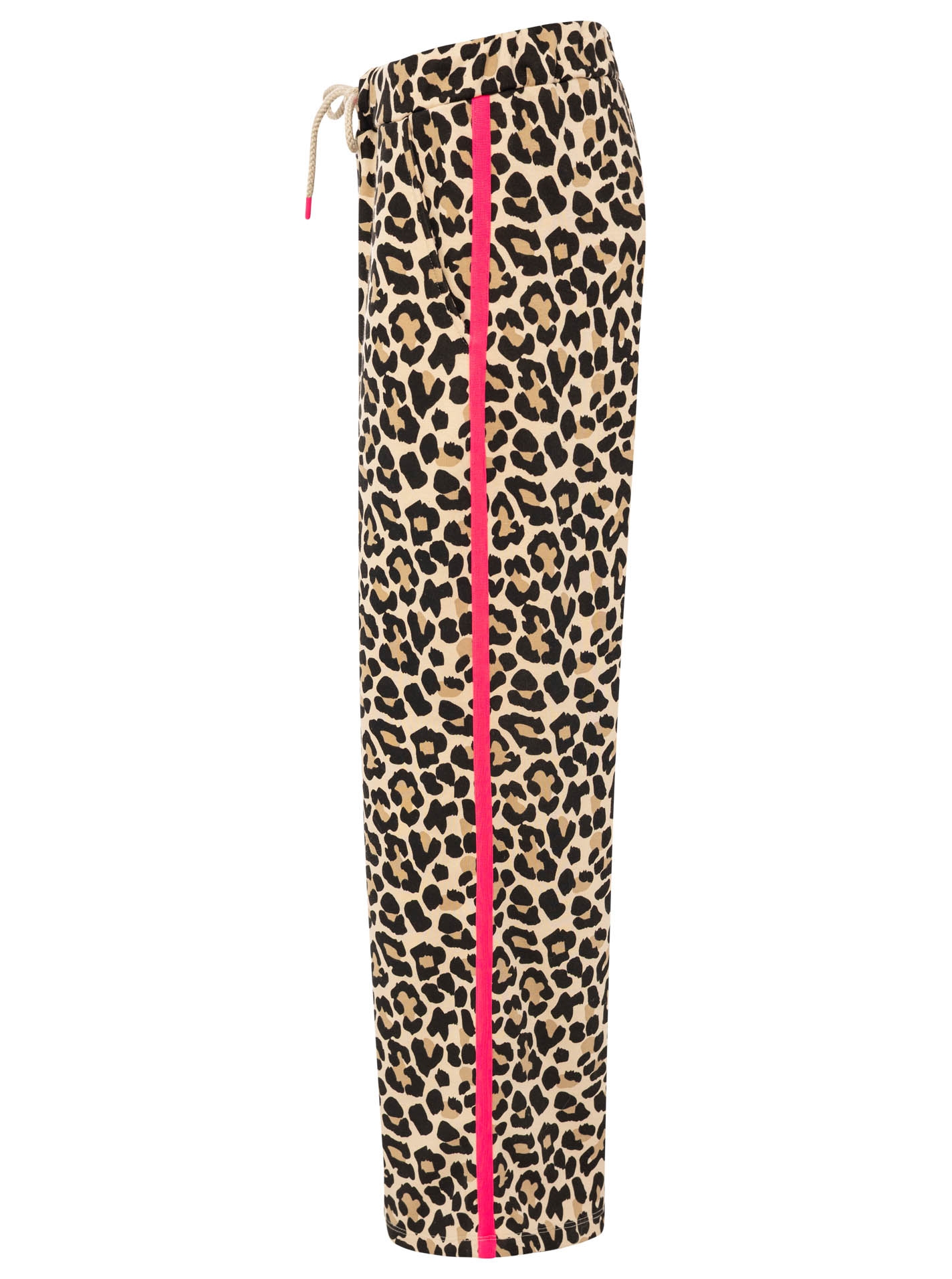 Zwillingsherz Sweathose »"Leo Stripe"«  Leomuster, pinker Seitenstreifen, Kordelzug, Taschen, gerades Bein
