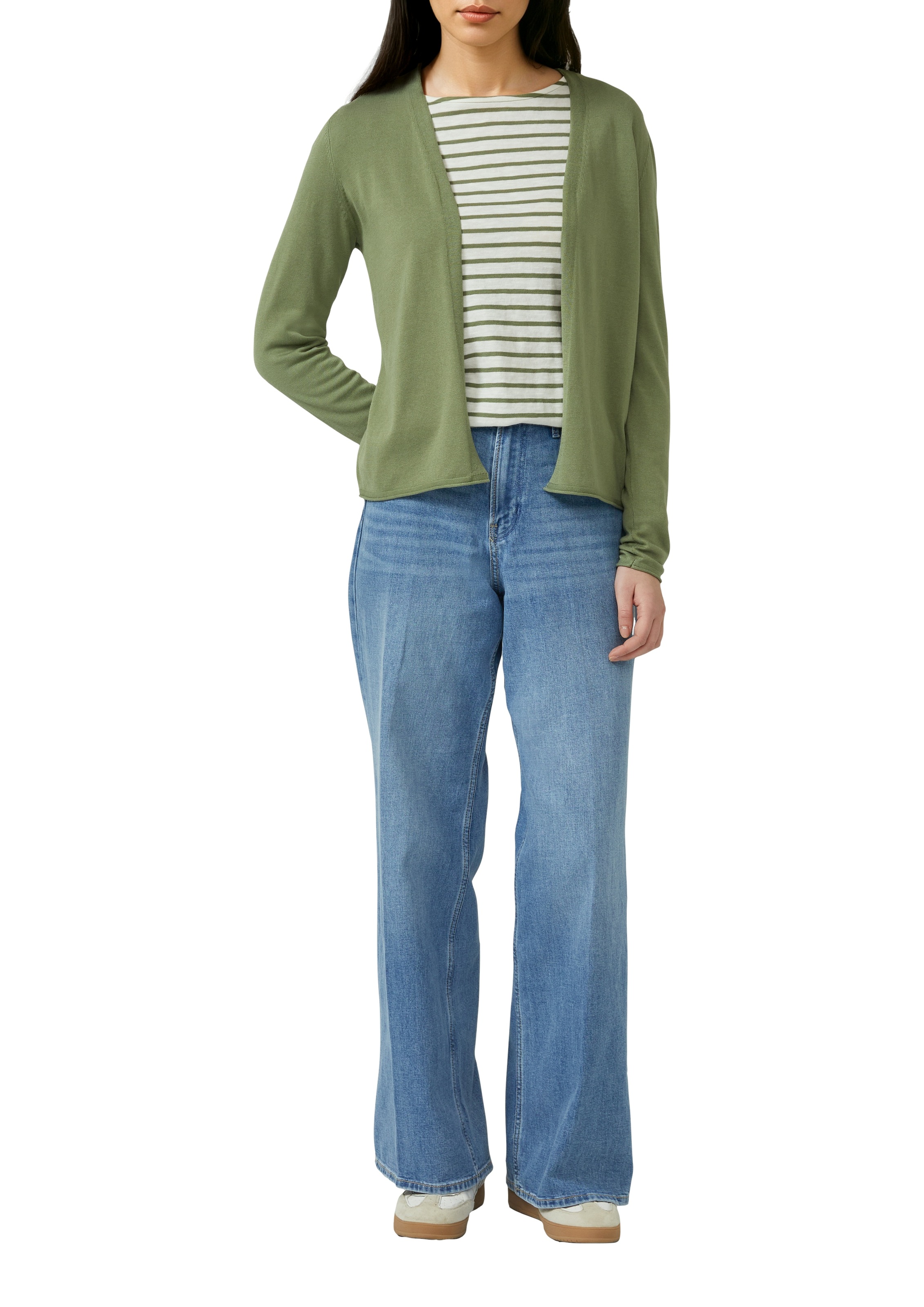 s.Oliver Cardigan ohne Verschluss und mit V-Ausschnitt günstig online kaufen