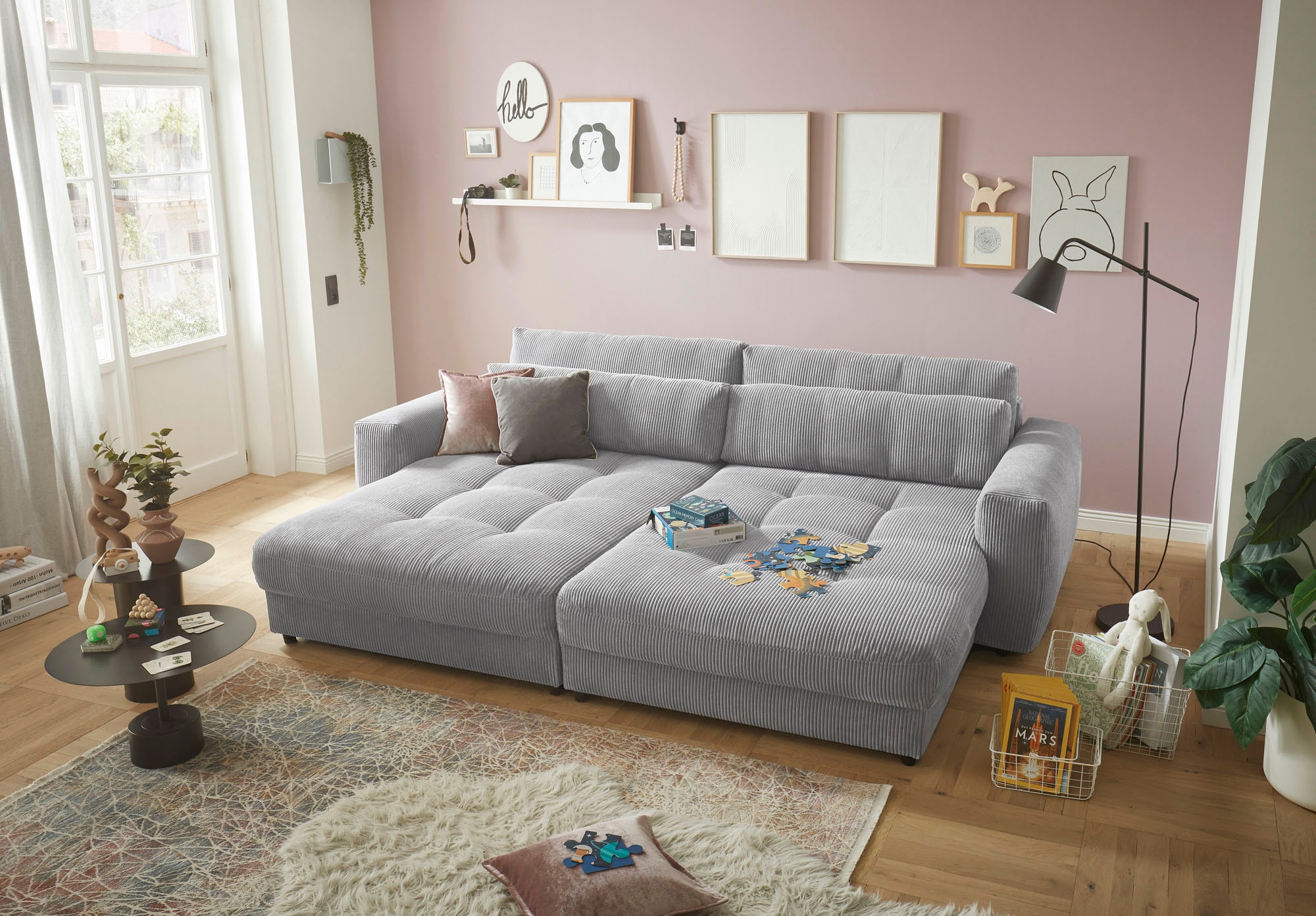 ED EXCITING DESIGN Big-Sofa "Loveseat, 2-Sitzer, Barura, Breite 292" Big-So günstig online kaufen