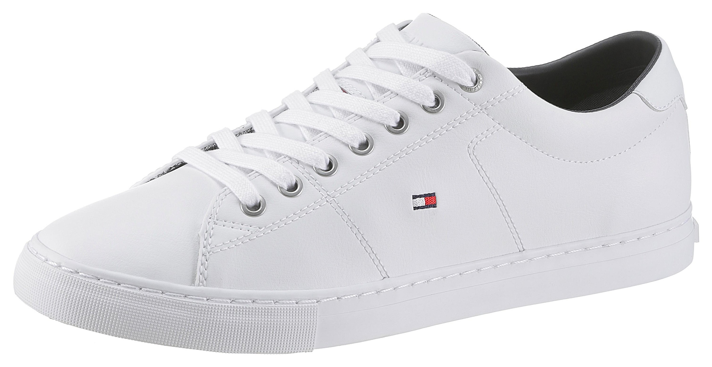 Tommy Hilfiger Sneaker "ESSENTIAL LEATHER SNEAKER", Freizeitschuh, Halbschu günstig online kaufen