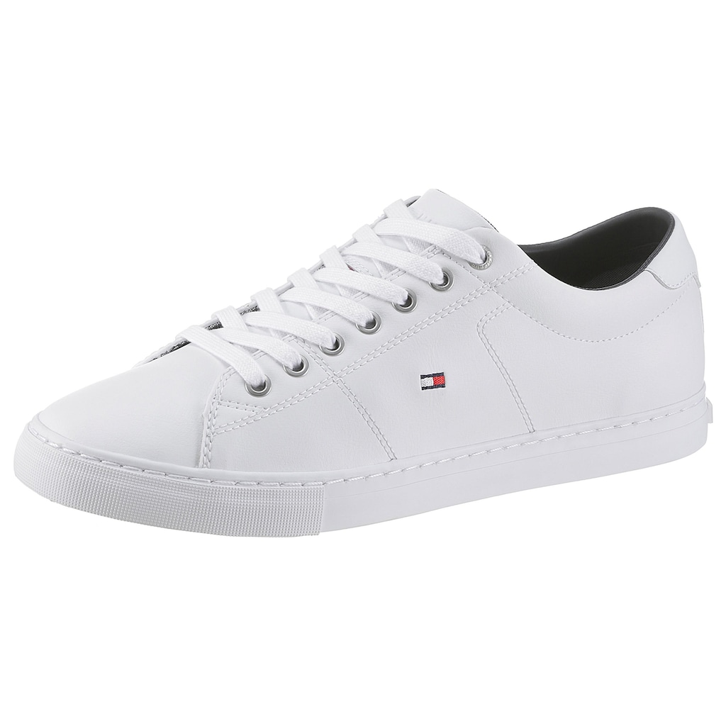 Tommy Hilfiger Sneaker »ESSENTIAL LEATHER SNEAKER«, Freizeitschuh, Halbschuh, Schnürschuh