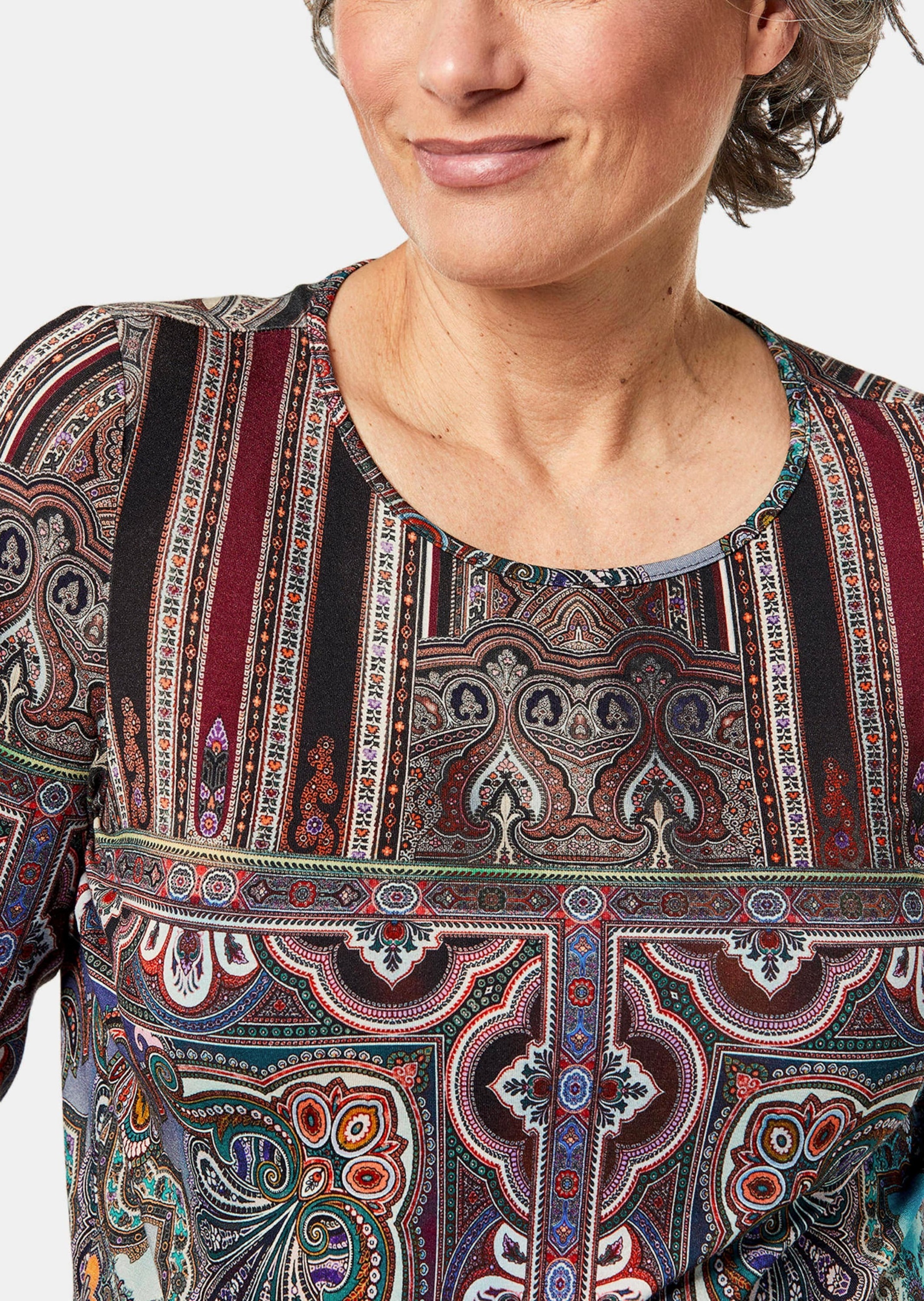GOLDNER Print-Shirt »Shirt Kurzgröße - Attraktives Druckshirt in einzigartigem Look«