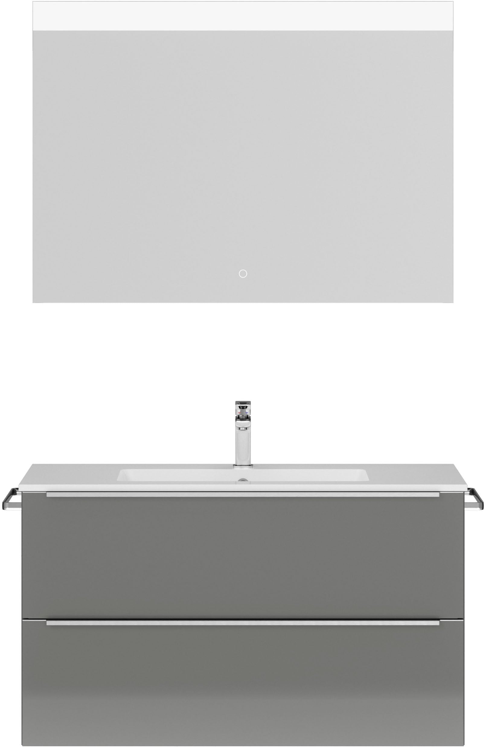 nobilia Badmöbel-Set "Levere" vormontiert, mit Soft-Close, 2 Stk. tlg. günstig online kaufen