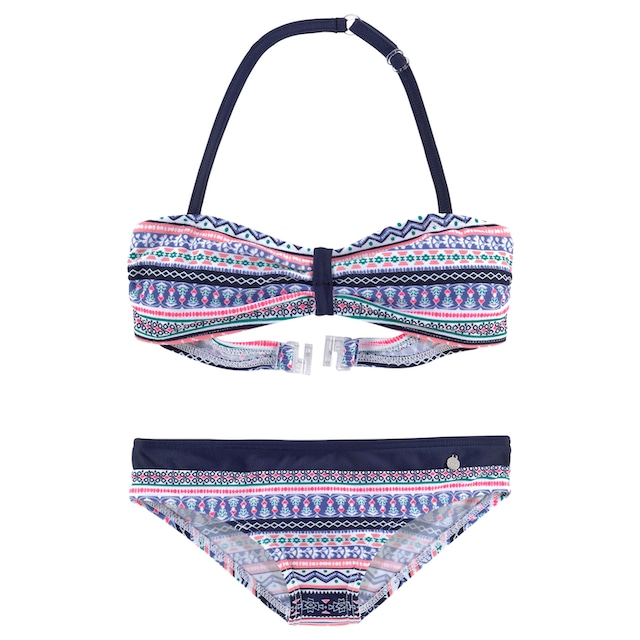 s.Oliver Bandeau-Bikini »Barcelona Kids«, im frechen Streifen-Look online  kaufen | BAUR