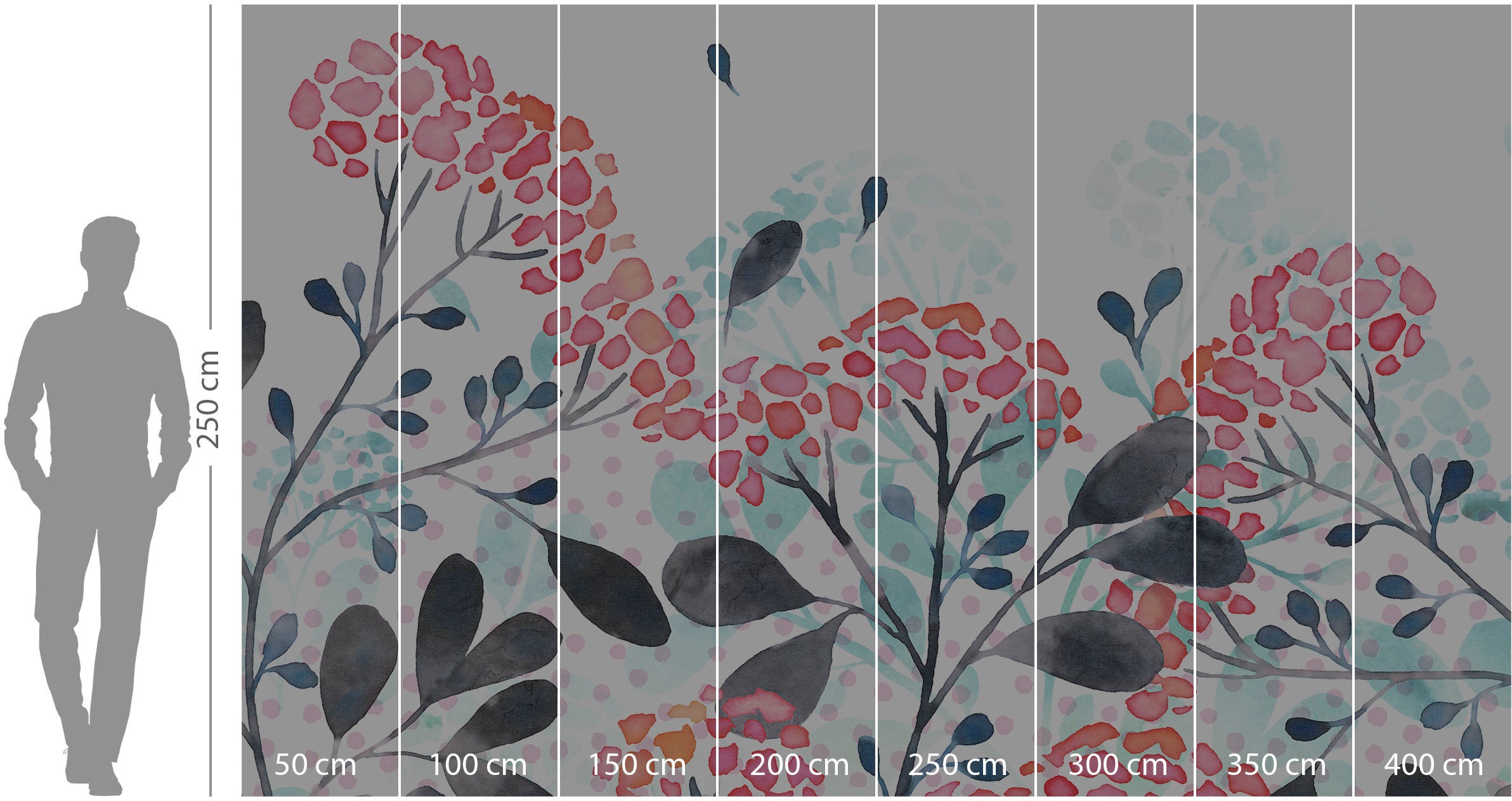 Komar Vliestapete »Digitaldruck Vlies -  Summer Breath - Größe 400 x 250 cm« bedruckt glatt Wohnzimmer, Schlafzimmer