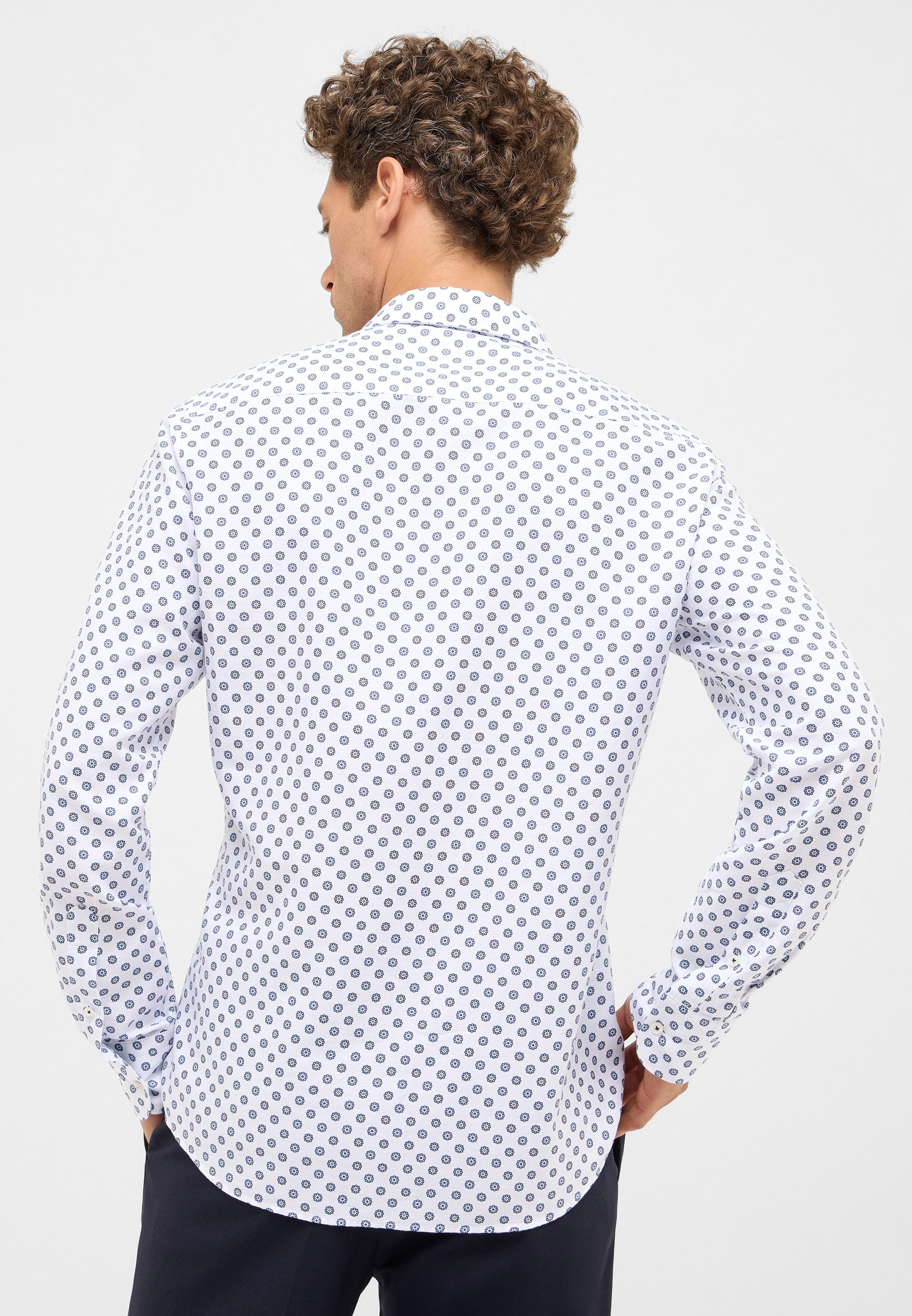 Eterna Langarmhemd »SLIM FIT«, EASY IRON (bügelleicht)
