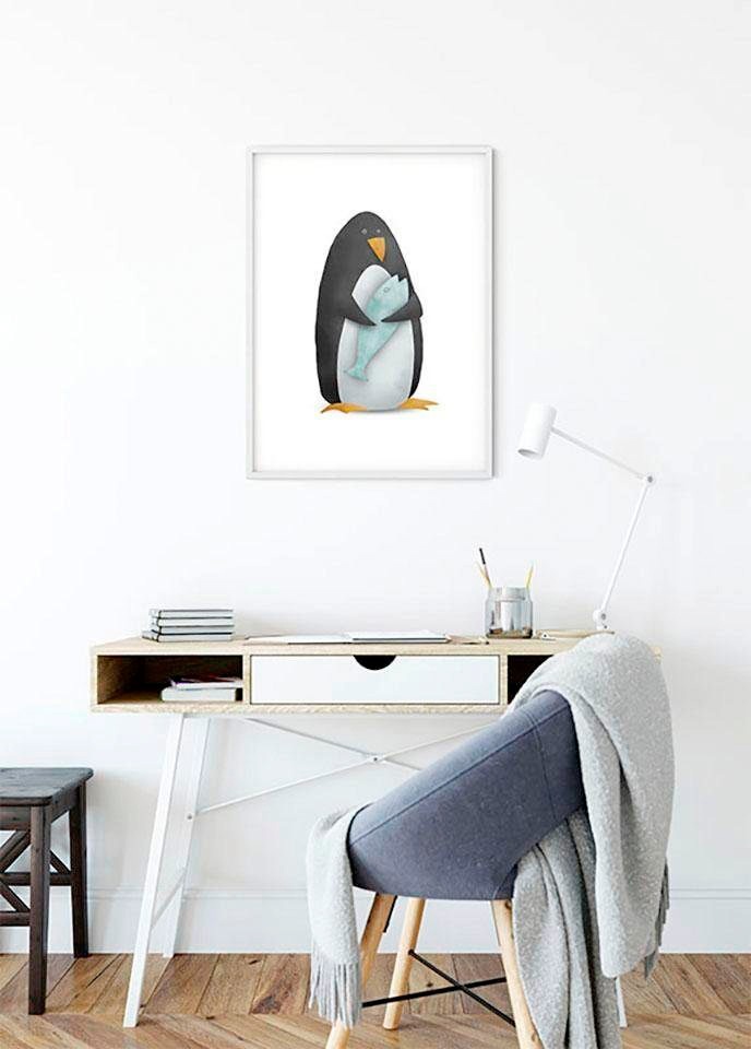 Komar Bild »Cute Animal Penguin«, Tiere, (1 St.), Wandbild zur Dekoration - ohne Rahmen