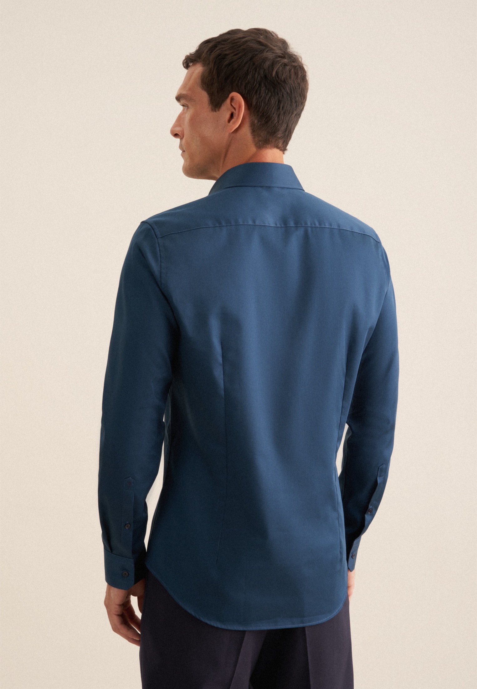 seidensticker Businesshemd "Schwarze Rose" Slim 1/1 Kentkragen Uni günstig online kaufen