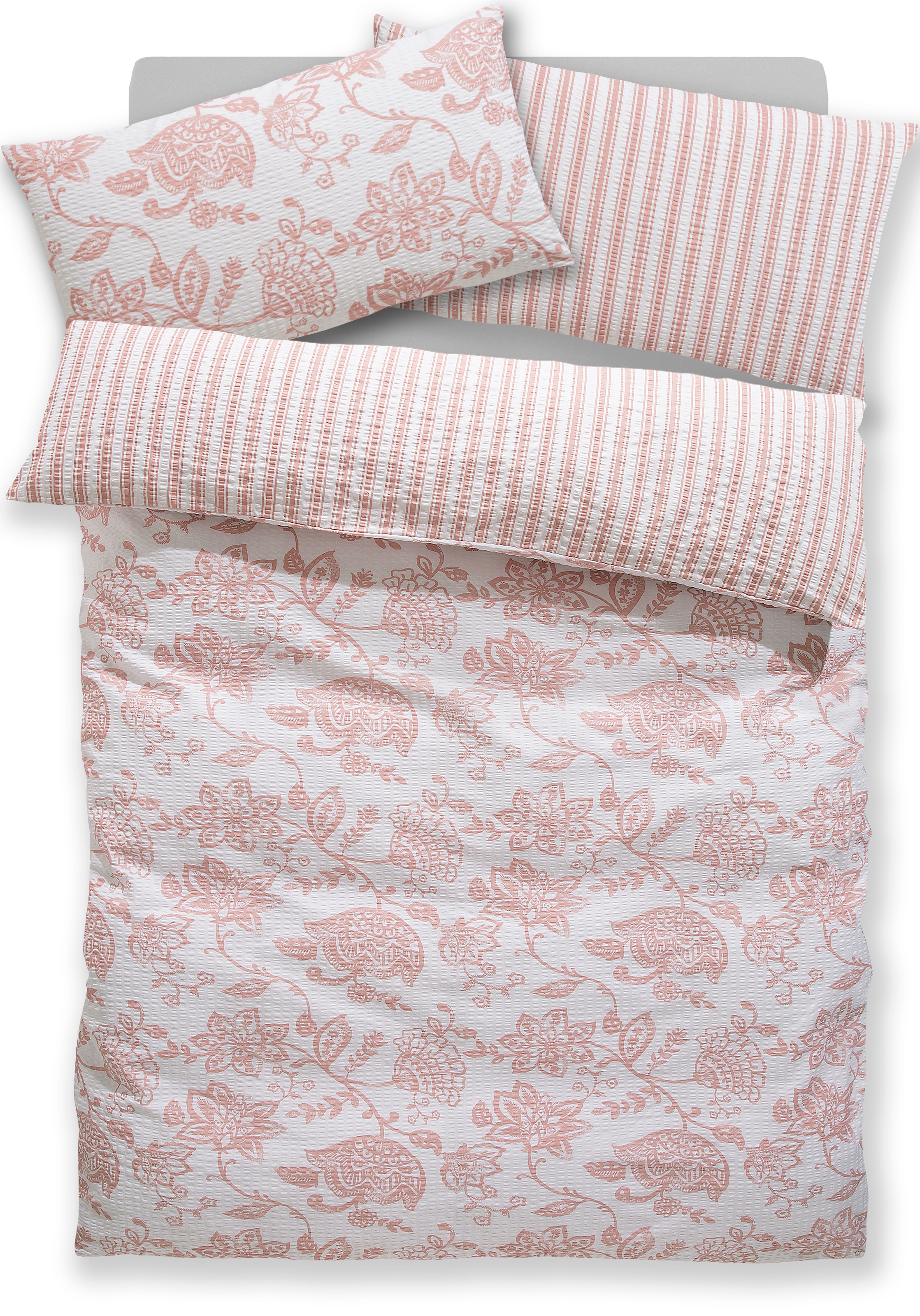 OTTO home Bettwäsche "Nordby" 2 Stk. Bettwäsche aus Baumwolle, skandinavisc günstig online kaufen