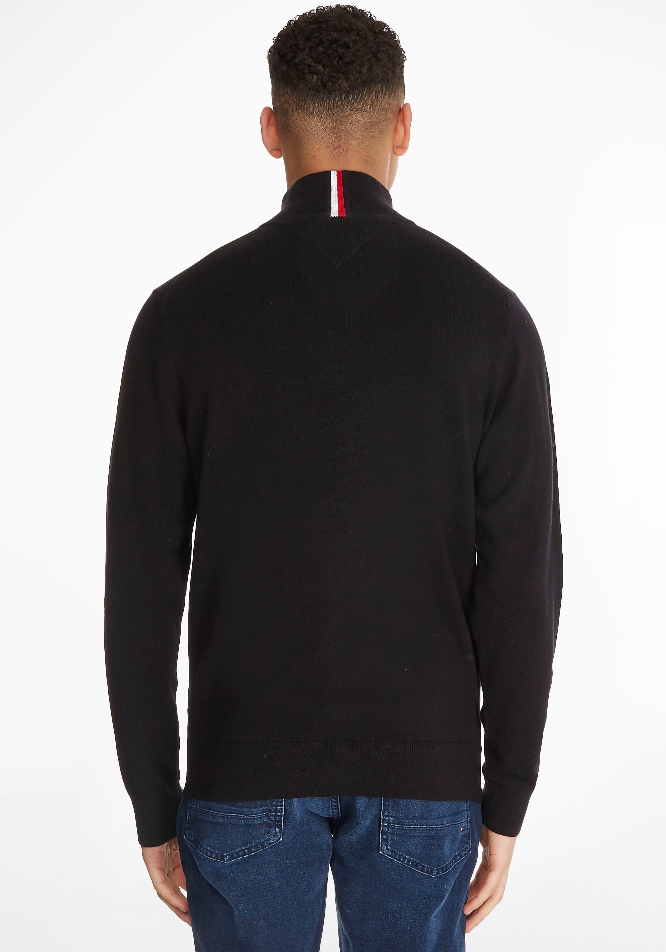 Tommy Hilfiger Troyer »PIMA ORG CTN CASHMERE ZIP MOCK«