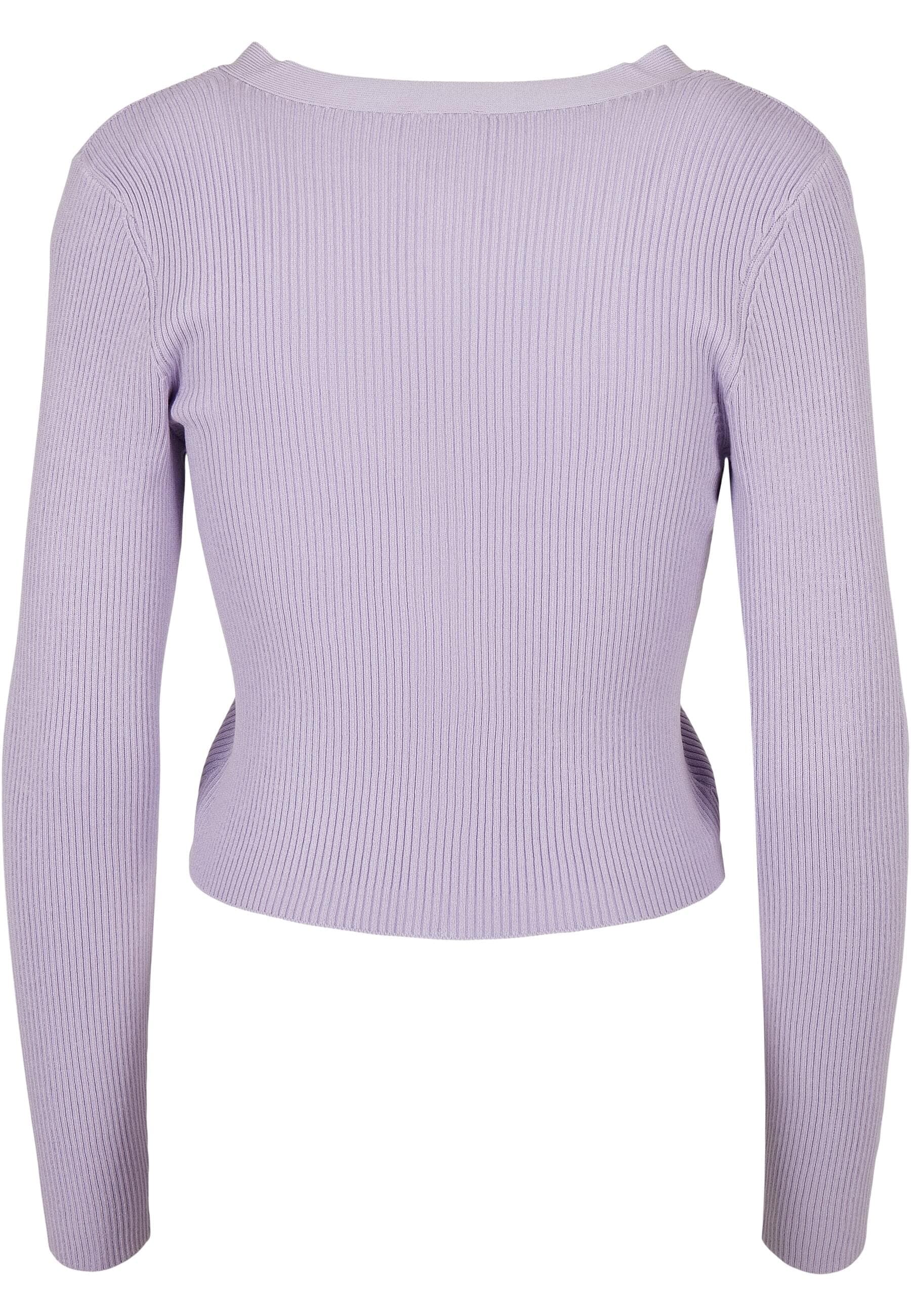 URBAN CLASSICS Strickjacke »Urban Classics Damen Ladies Short Rib Knit Cardigan«