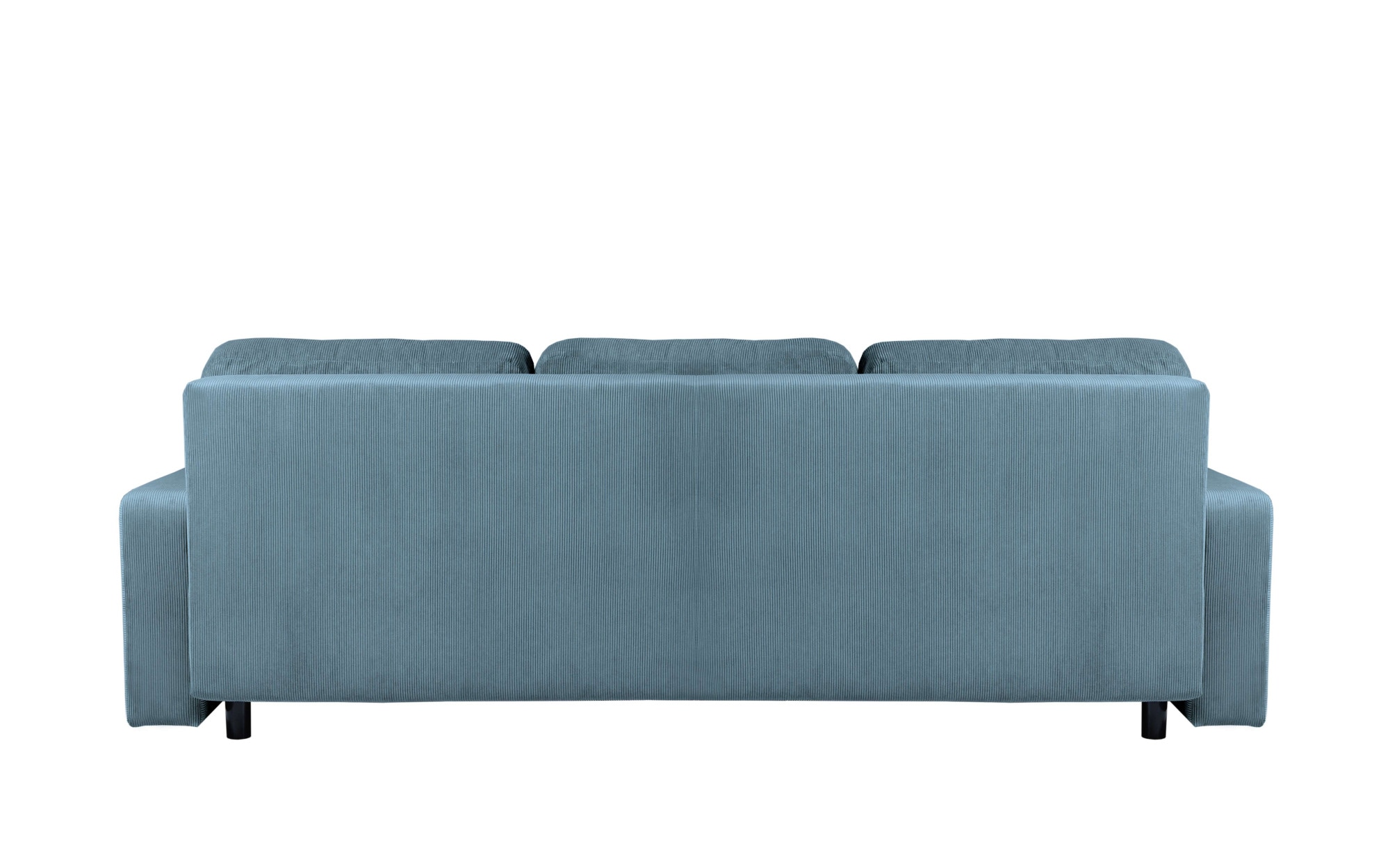 INOSIGN 3-Sitzer »SHERIDIAN Schlafsofa mit Bettkasten, in Feincord & Velvet«, mit Wellenunterfederung, moderne Bezüge, B/H/T 225/94/80