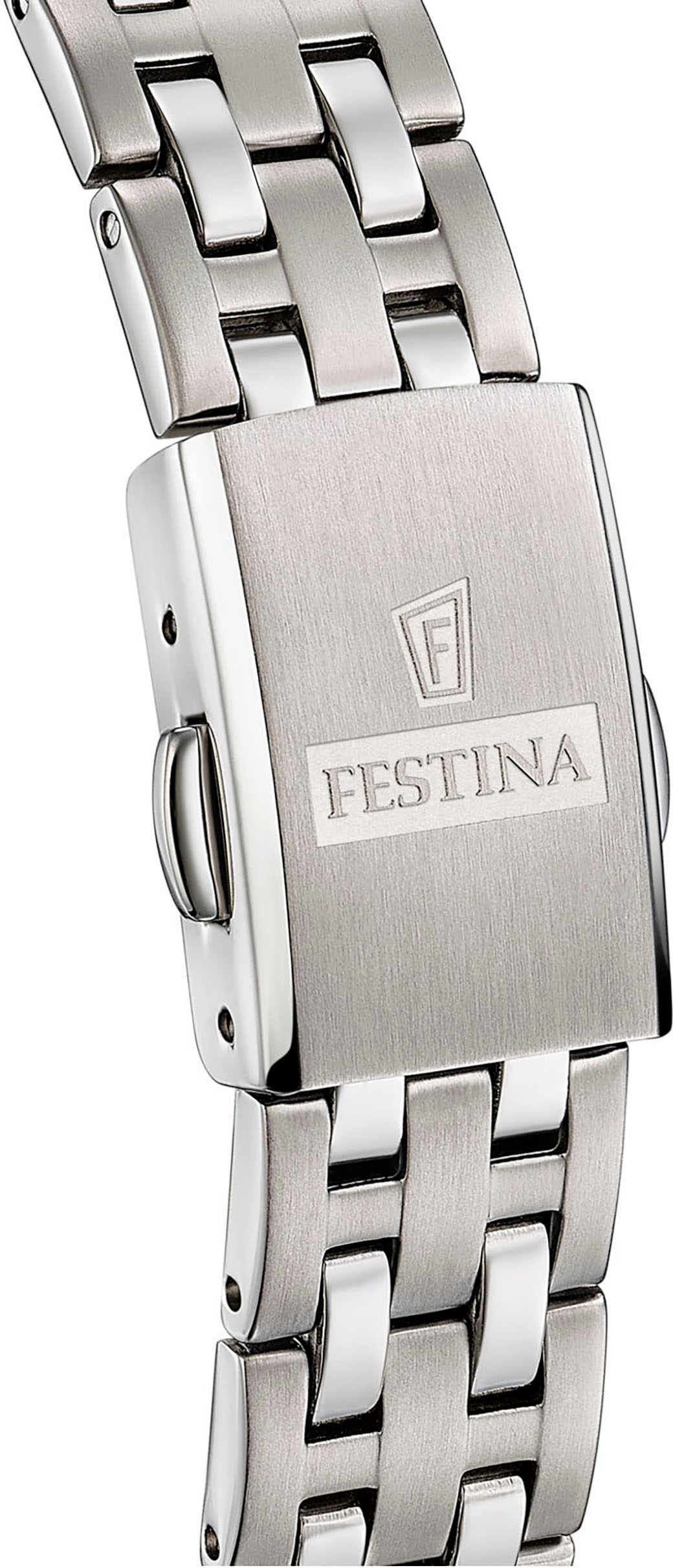 Festina Quarzuhr »Calendario Titanium« Armbanduhr, Damenuhr, analog, Tag
