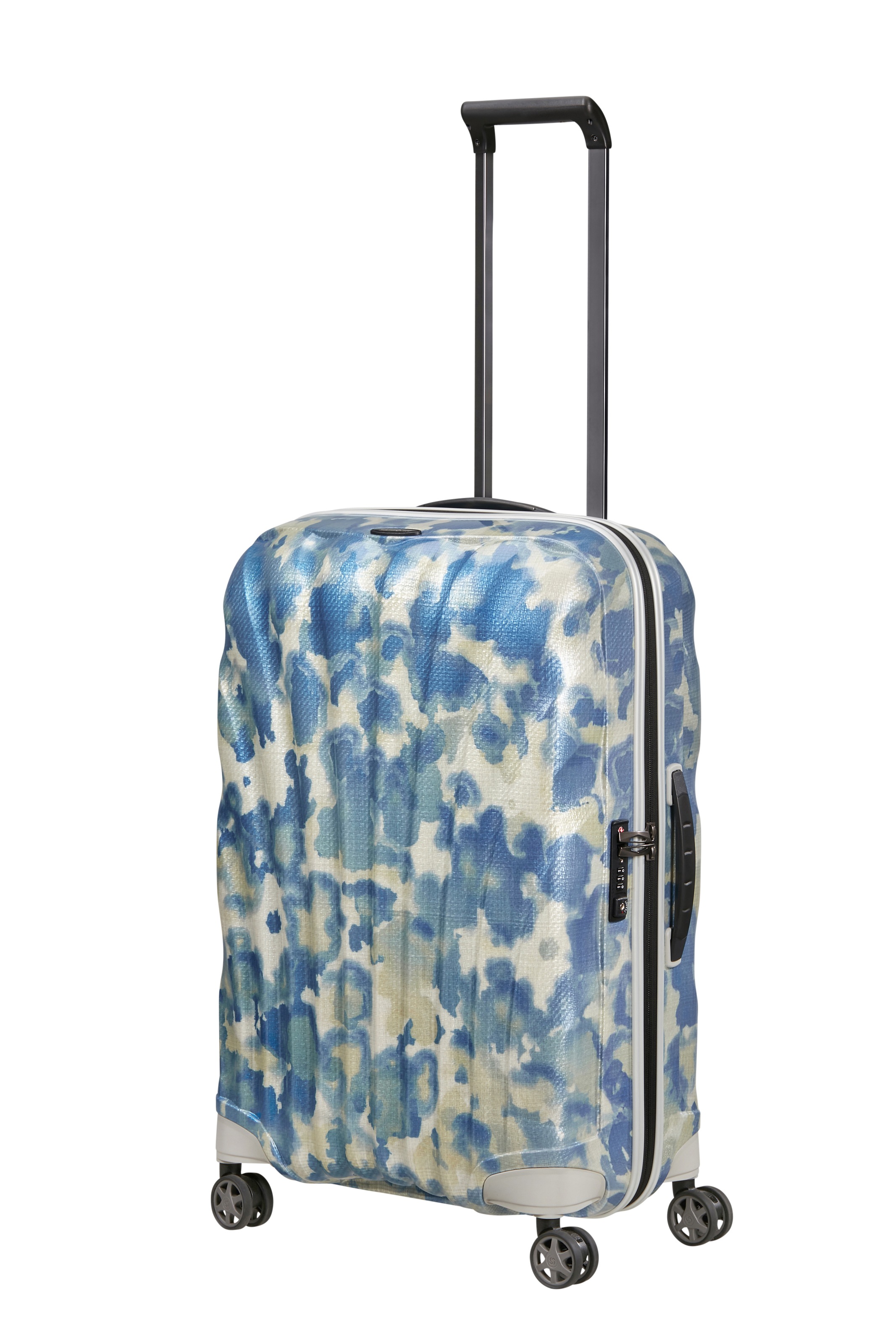 Samsonite Hartschalen-Trolley »SPINNER« 68 l Farbedition "Drifted Clouds", Curv-Material, mind. 95% recyceltes PET