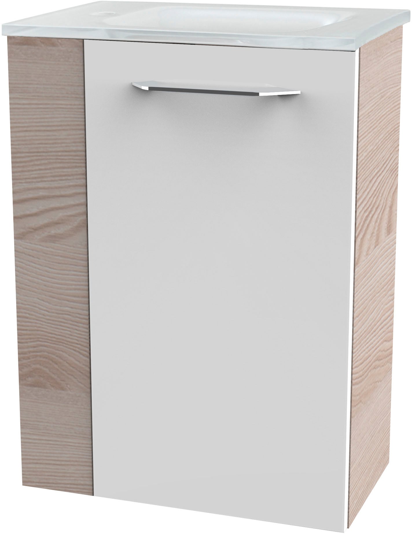 FACKELMANN Waschtisch "SBC" Set, bestehend aus Becken und Unterbau, Breite ca. 45 cm