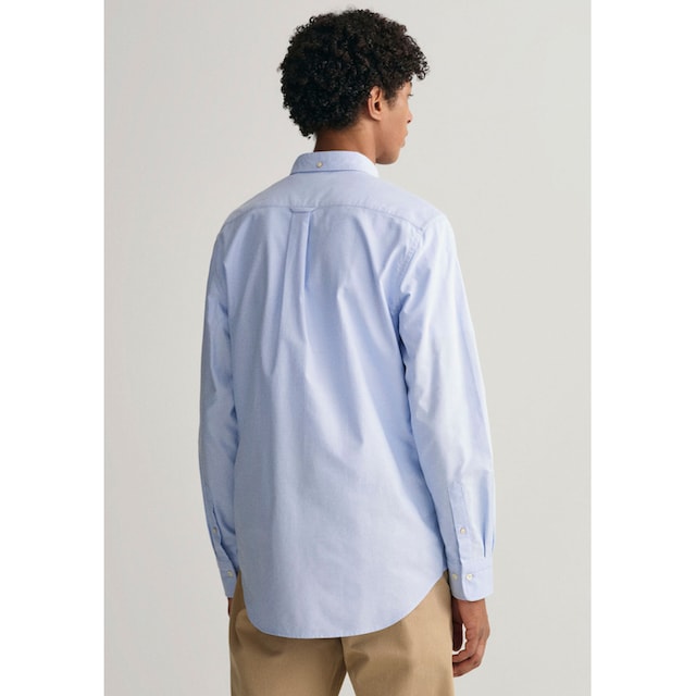 Gant Langarmhemd »Oxford«, mit Logostickerei auf der Brusttasche ▷  bestellen | BAUR