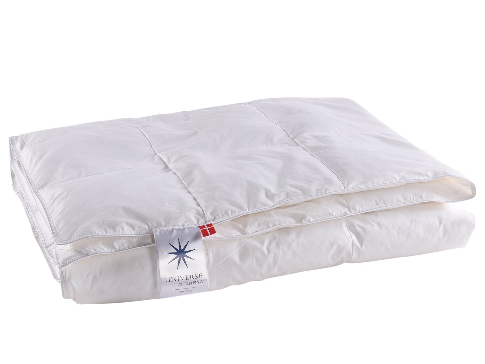 Universe of sleeping Kunstfaserbettdecke »Pegasus, neuartige Mischung aus Daune & Federn mit Kunstfaser« leicht Füllung Mischungaus50Polyesterfasern50EuropaeischeFeder-Daunenfuellung