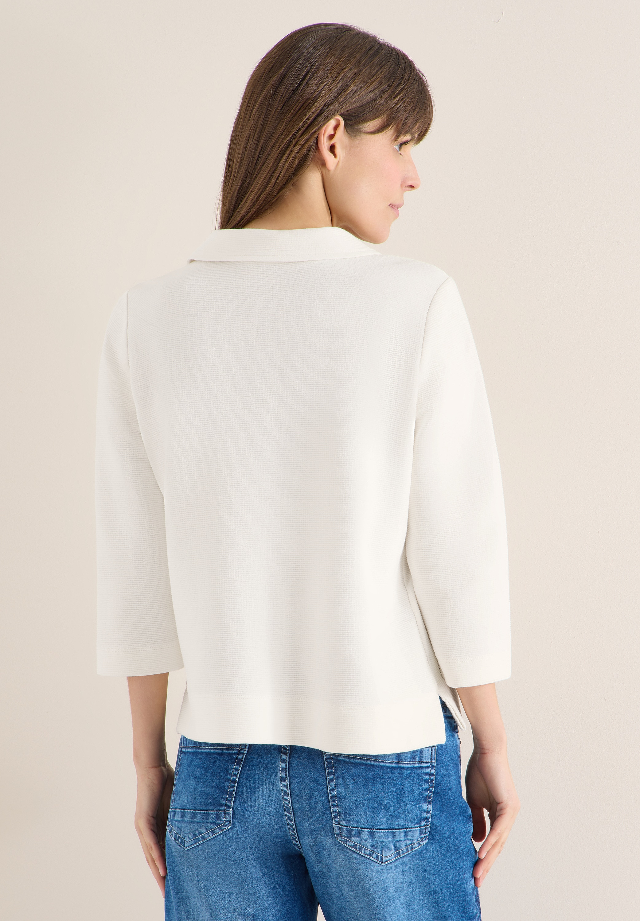 Cecil Poloshirt mit 3/4 Ärmeln