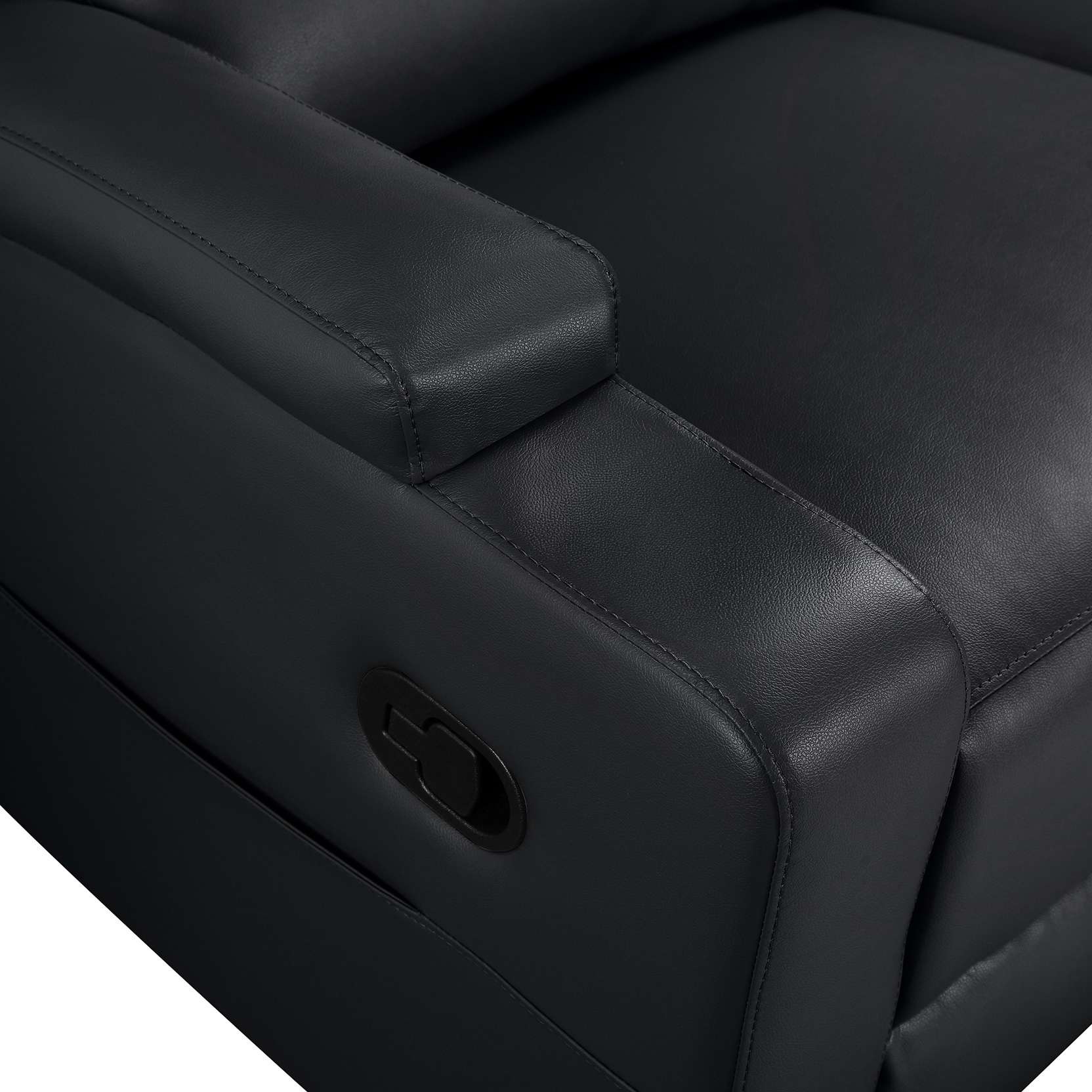 OTTO home Ecksofa »NAPORI Kunstleder, Multimediasofa, L-Form« man. oder elektr. Relaxfuntion, USB-A bei elektr. Variante, Staukasten