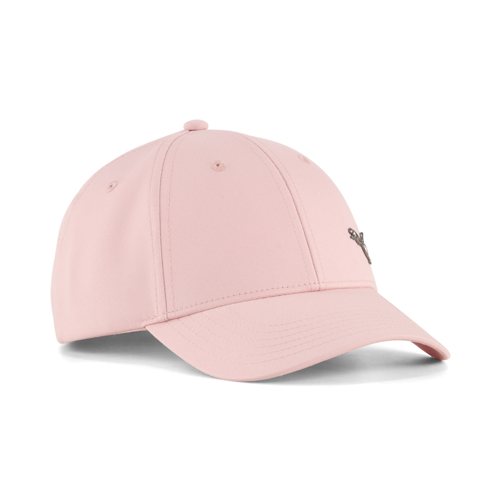 PUMA Kinder Flex Cap "Essentials Metal PUMA Cat Baseball-Cap Jugendliche"rosy outlook pink, Gr. 2, unifarben, Futter Vorderteil: 100% Polyester, Caps