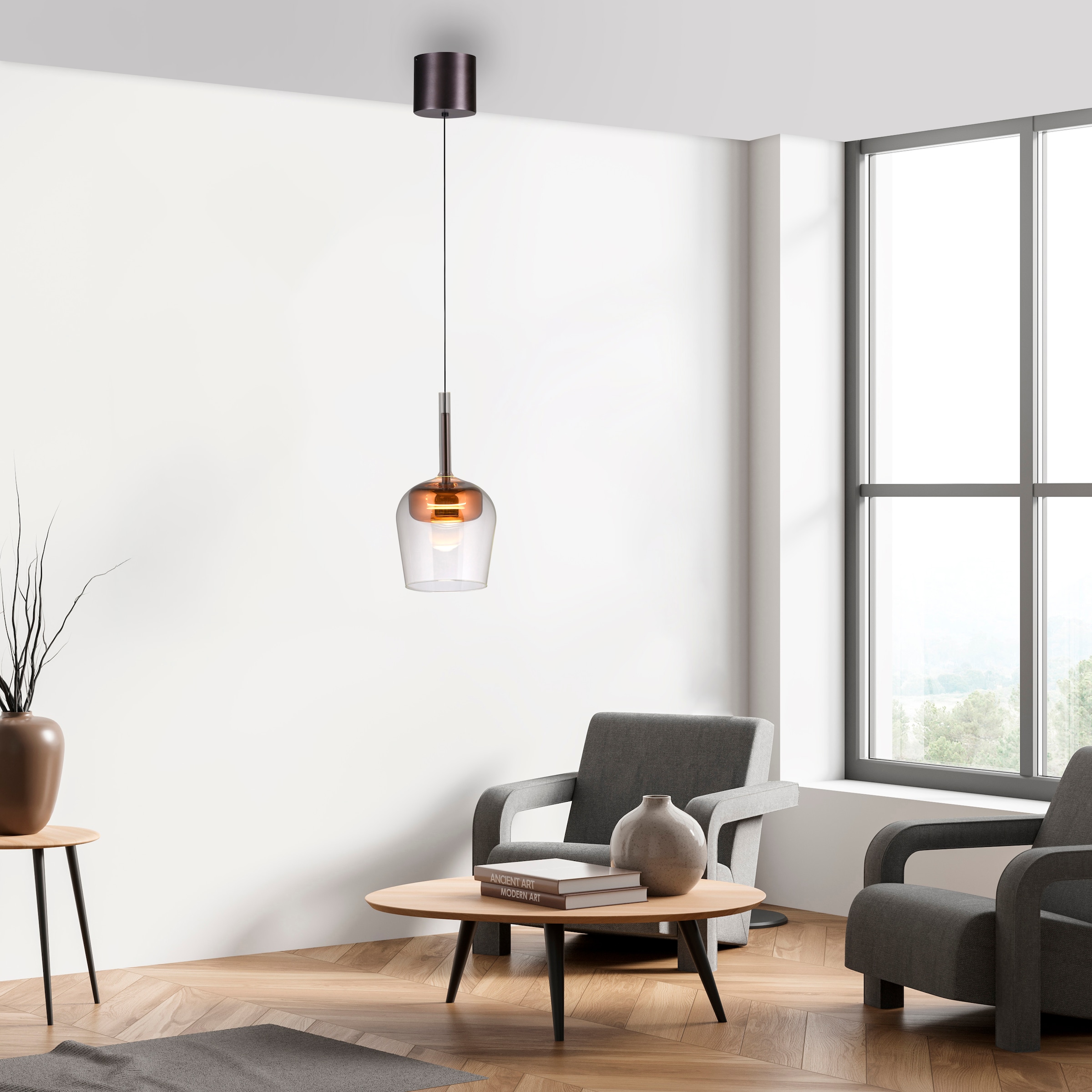 Neuhaus Q SMART HOME LIGHTS LED Pendelleuchte »Q-KON« LED-Board 1 Stk. warmweiß - kaltweiß