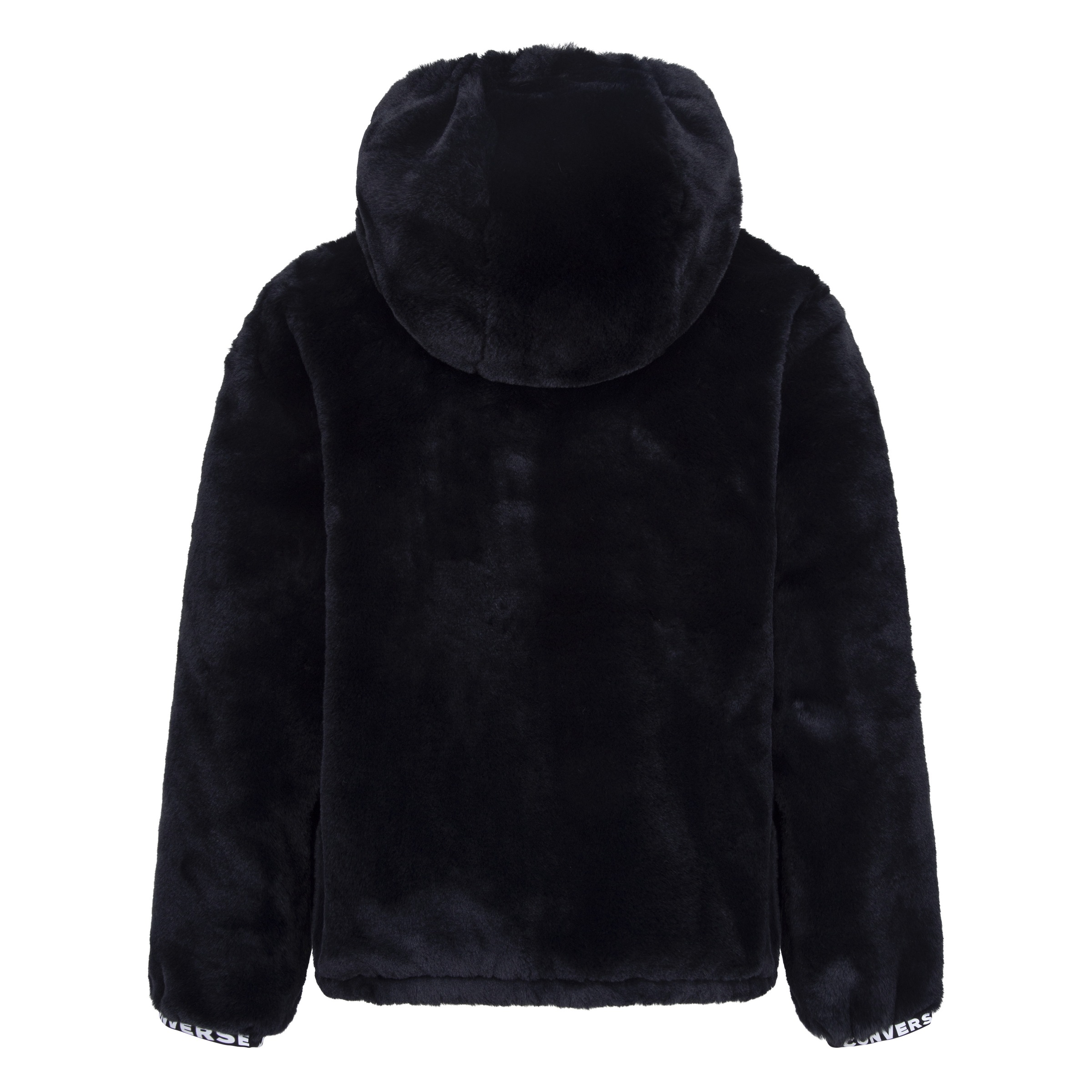 Converse Outdoorjacke »FAUX FUR JKT - für Kinder«, mit Kapuze