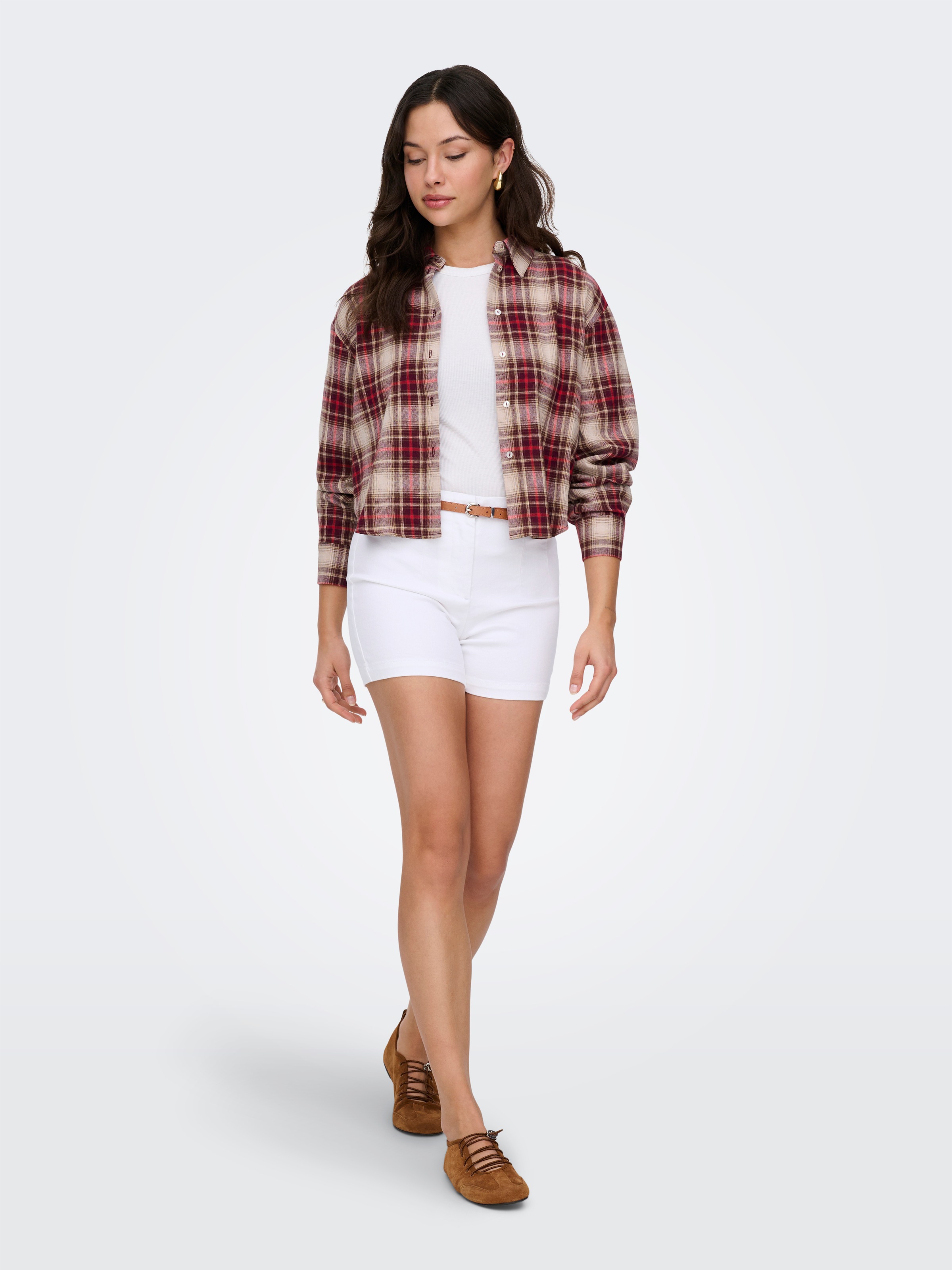 ONLY Jeansshorts »ONLMARTINA HW BELT DNM SHORTS« Baumwollmischung, High Waist