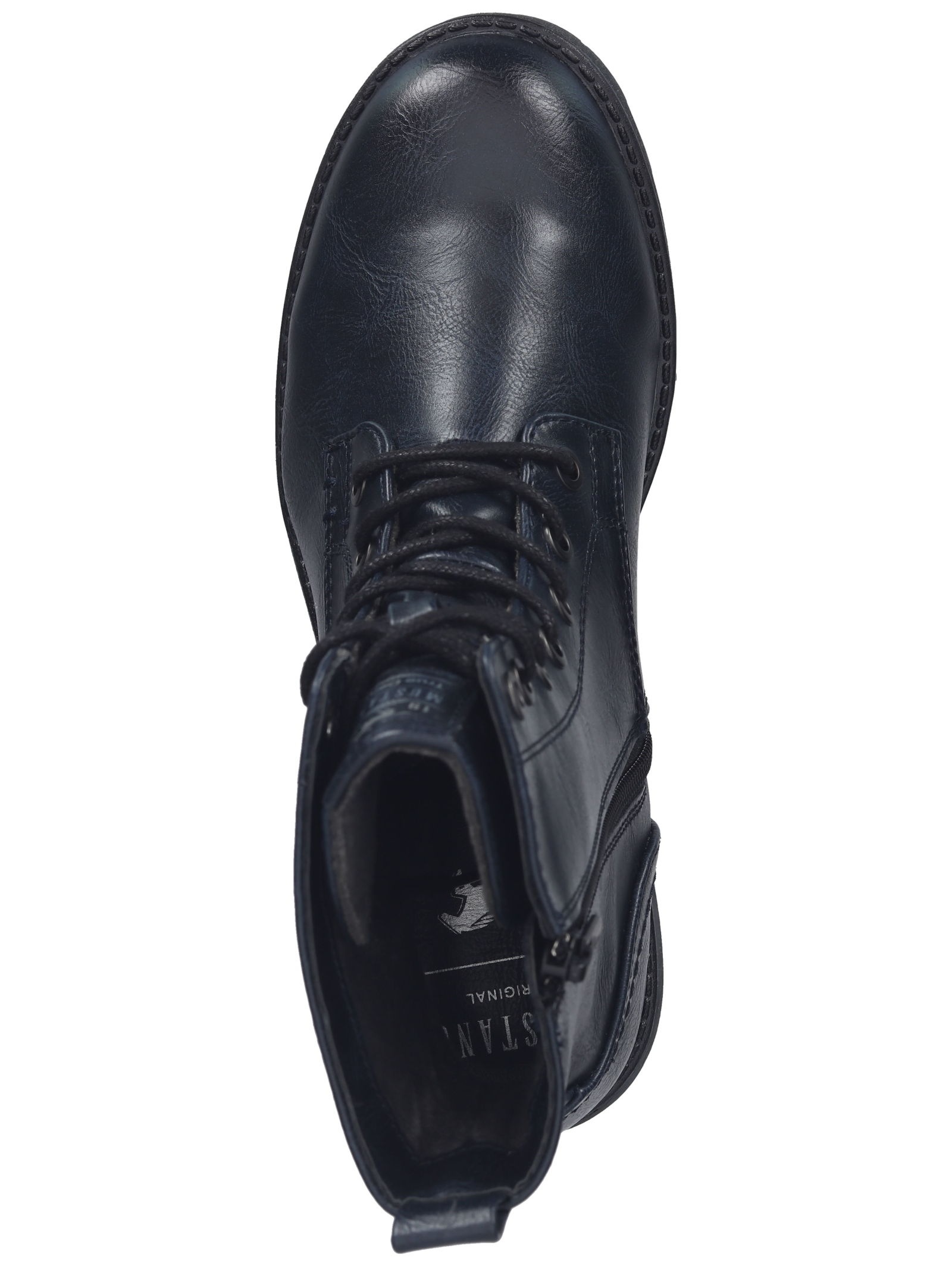 Mustang Shoes Schnürstiefelette »Mustang Shoes Stiefelette Lederimitat«